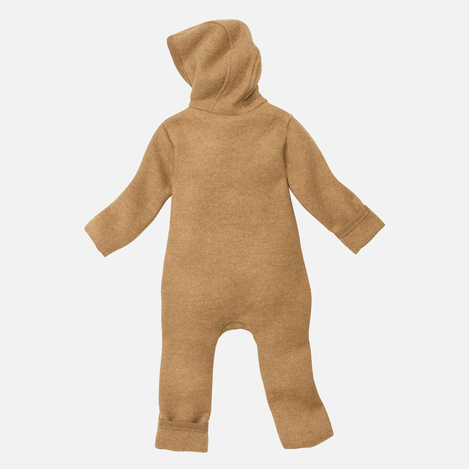 Baby & Kids Boiled Merino Wool Overall - Caramel - Image 3