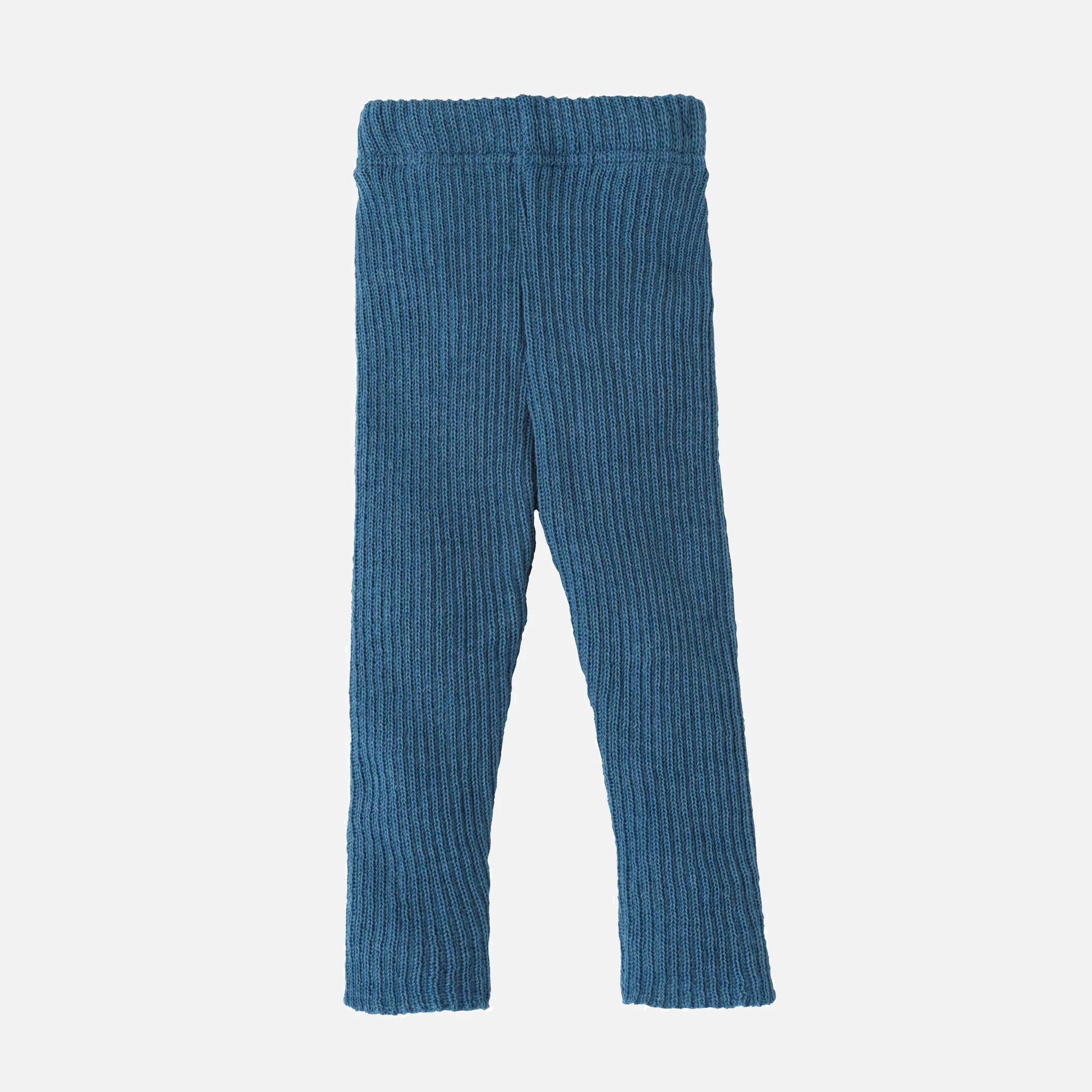 Baby & Kids Merino Wool Leggings/Trousers - Dove Blue - Image 2