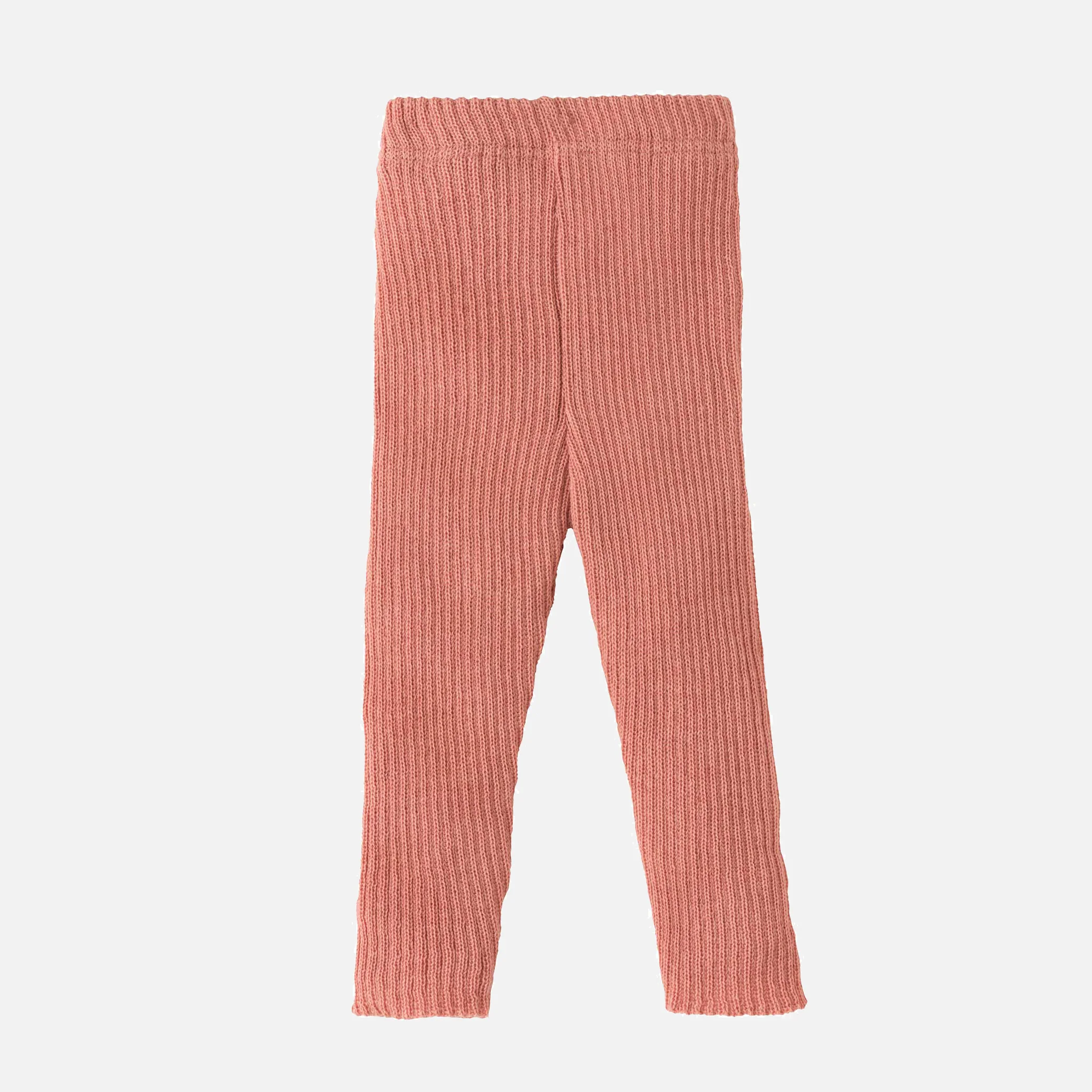 Baby & Kids Merino Wool Leggings/Trousers - Soft Pink - Image 2
