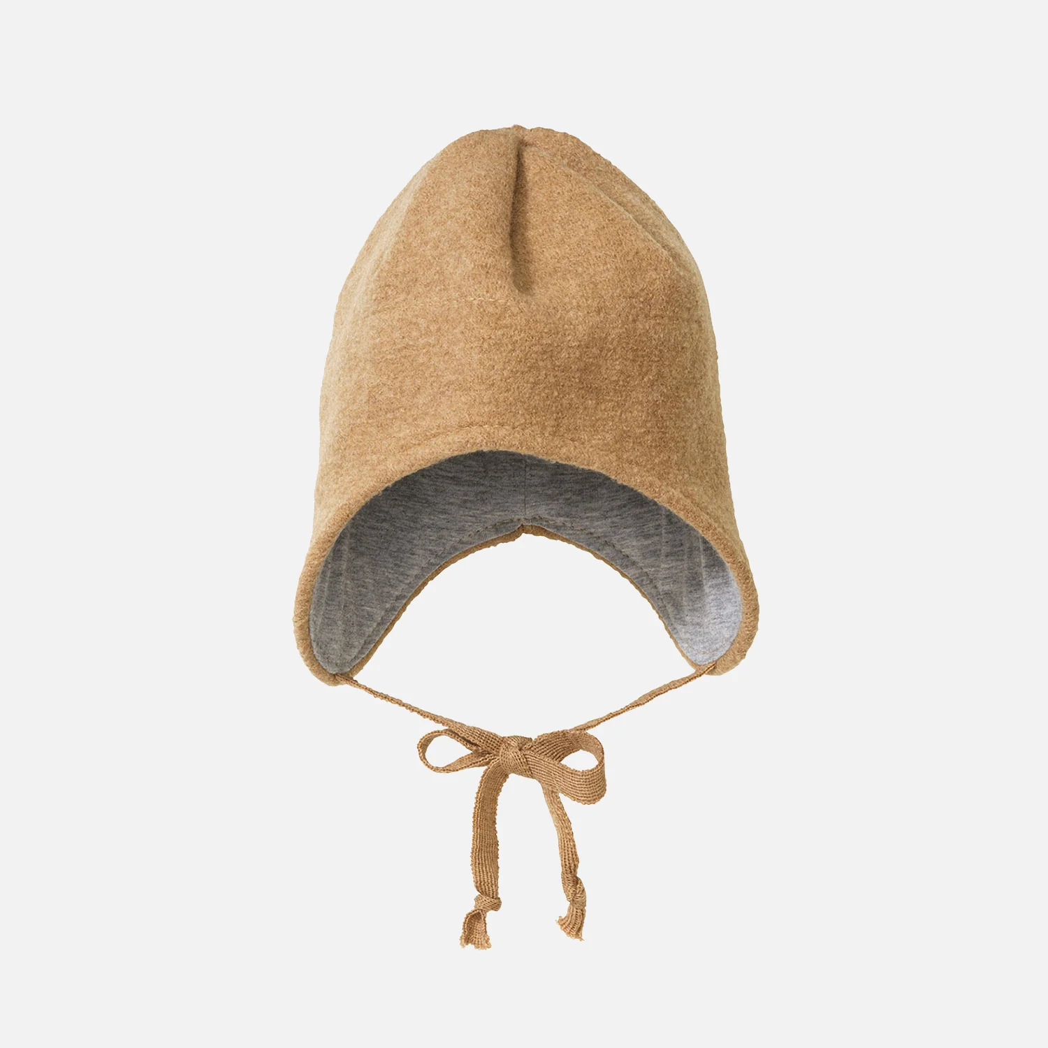 Baby & Kids Boiled Merino Wool Hat - Caramel - Image 2
