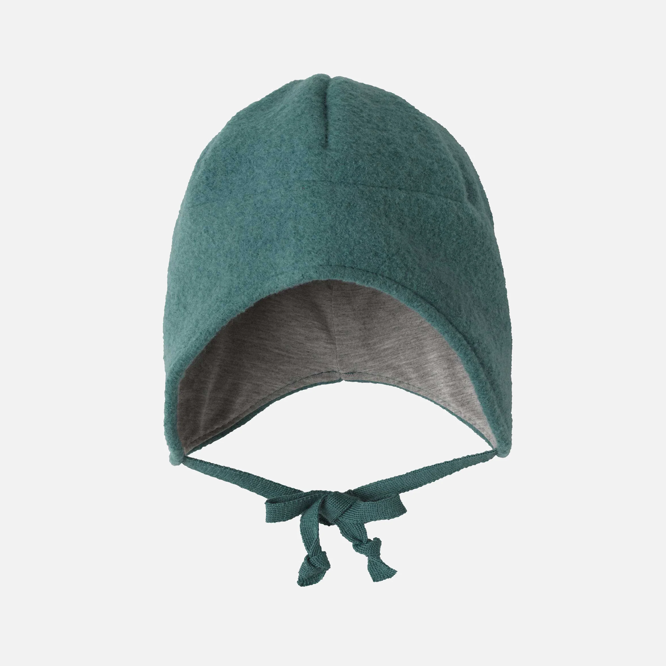Baby & Kids Boiled Merino Wool Hat - Eucalyptus - Image 2