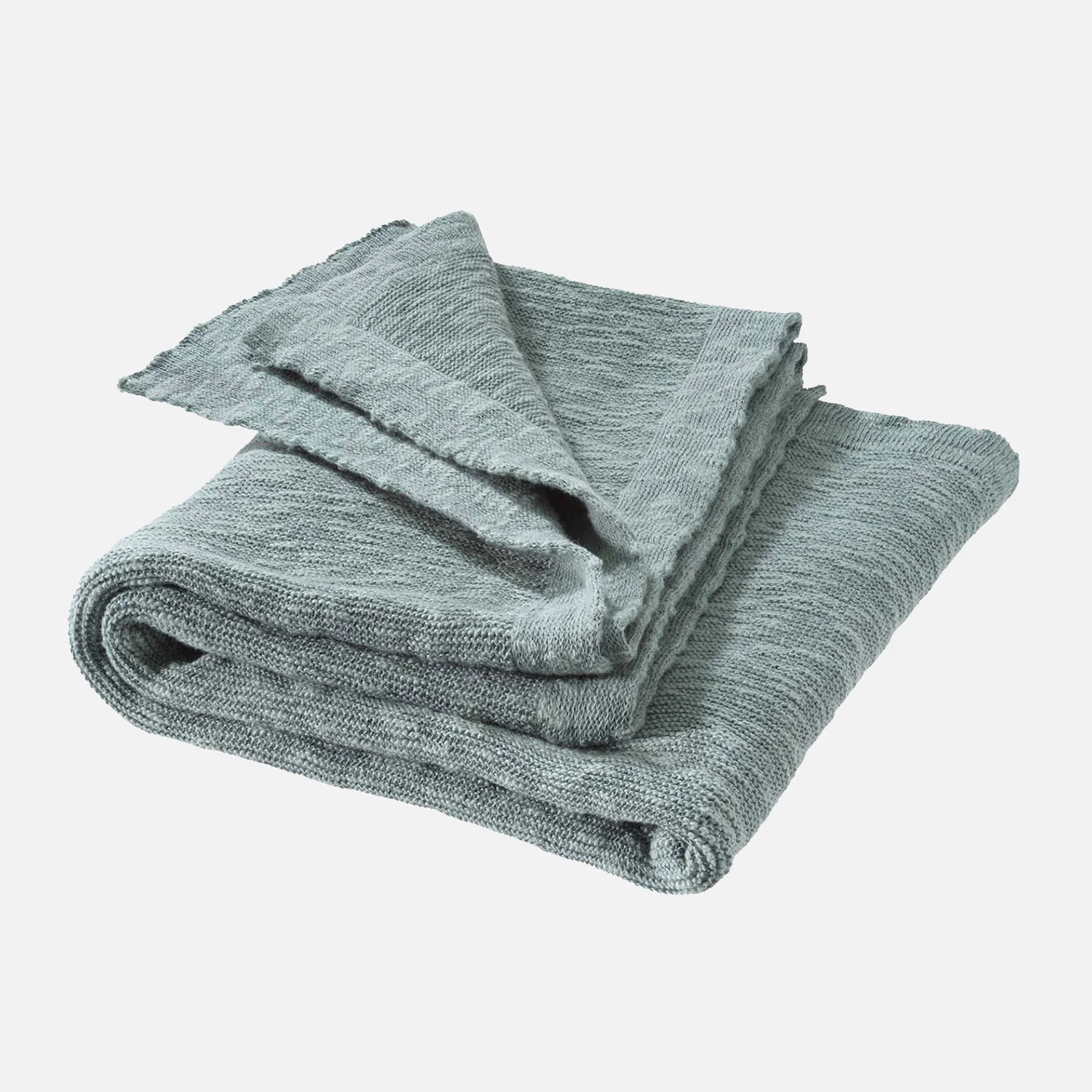 Cotton/Linen Swaddle/Baby Blanket - Jade
