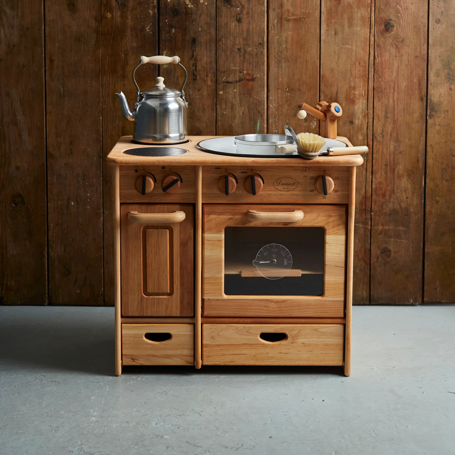 Wooden Cooker & Sink Combo - Image 2