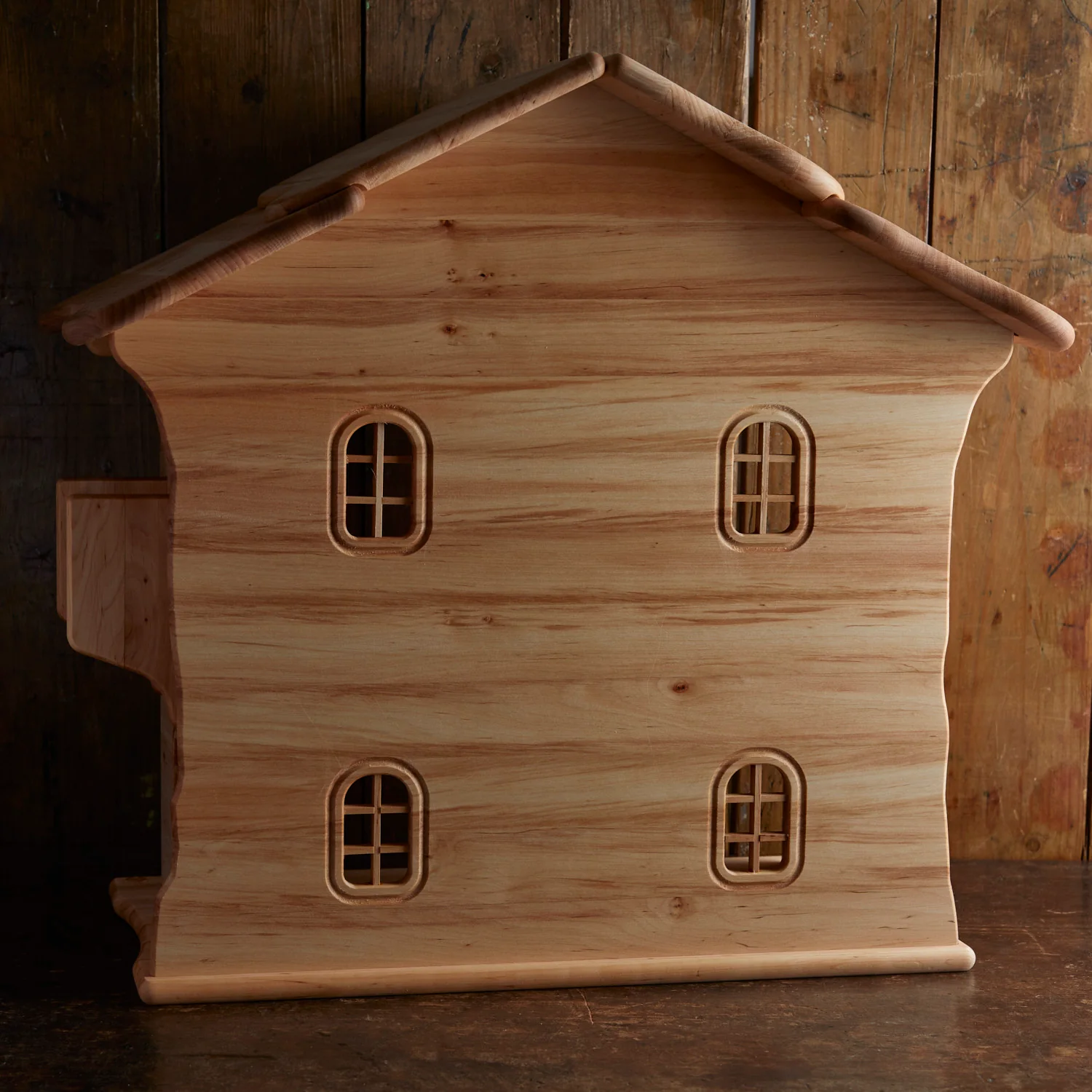Wooden Dolls House - Natural - Image 3