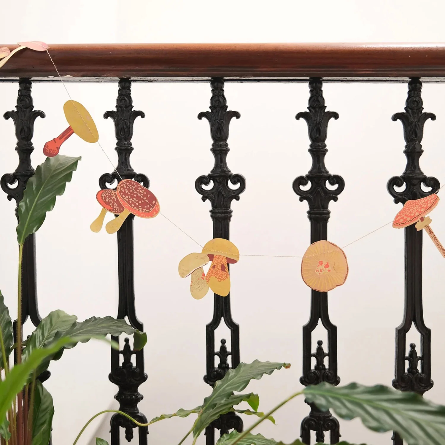 Handmade Garland - Mushrooms - Image 2