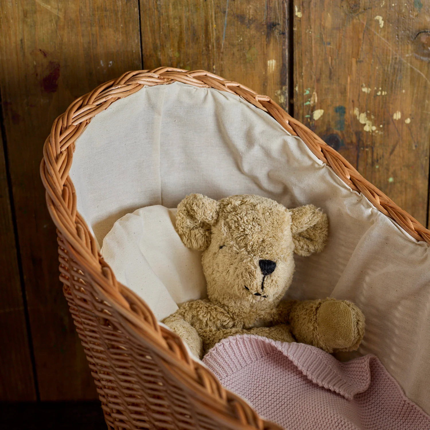 Wicker Doll/Teddy Cradle - Image 2