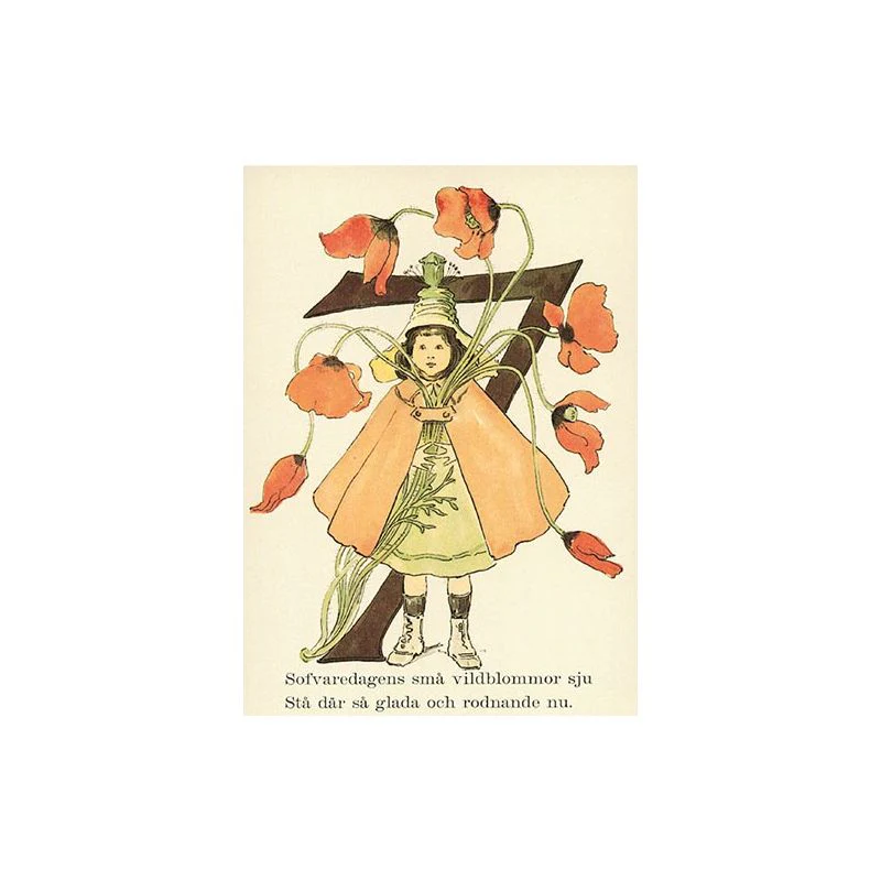 Ottilia Adelborg Set of All Number Postcards - Image 8