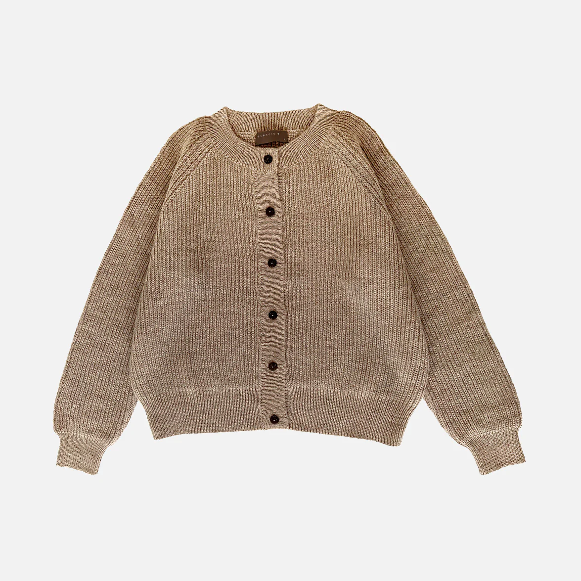 Women's Alpaca Mona Cardigan - Pebble - Image 4