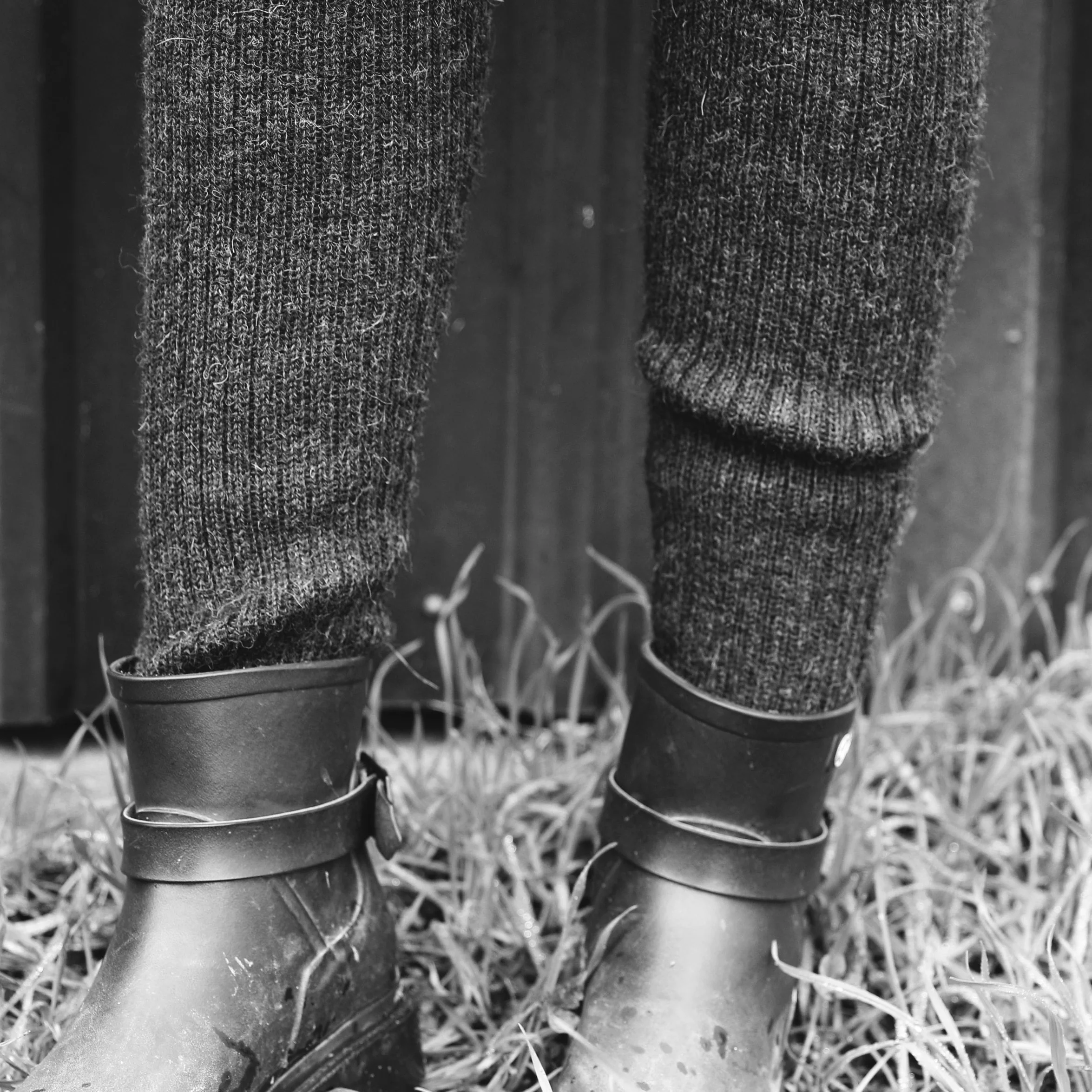 Women's Alpaca Rib Leggings - Charcoal - Image 2