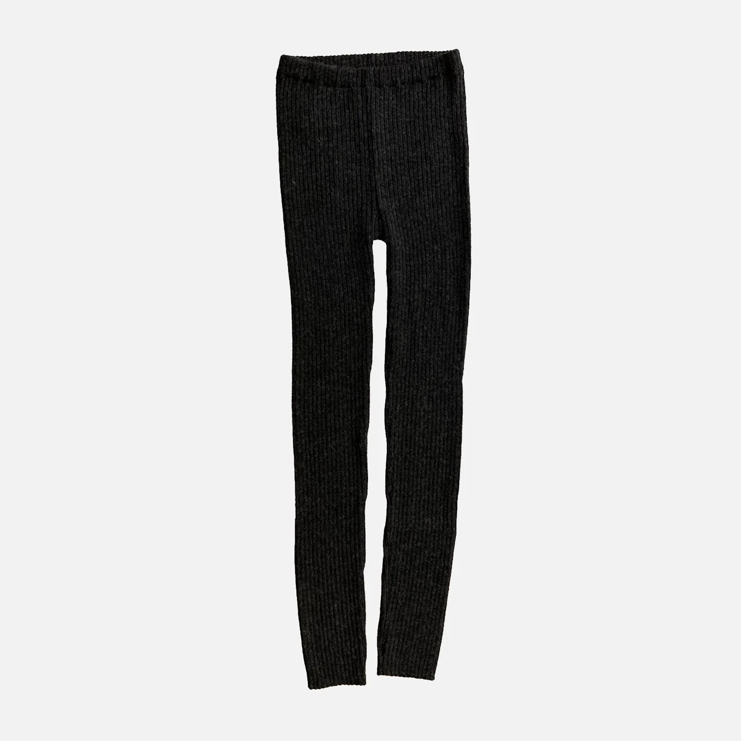 Women's Alpaca Rib Leggings - Charcoal - Image 3