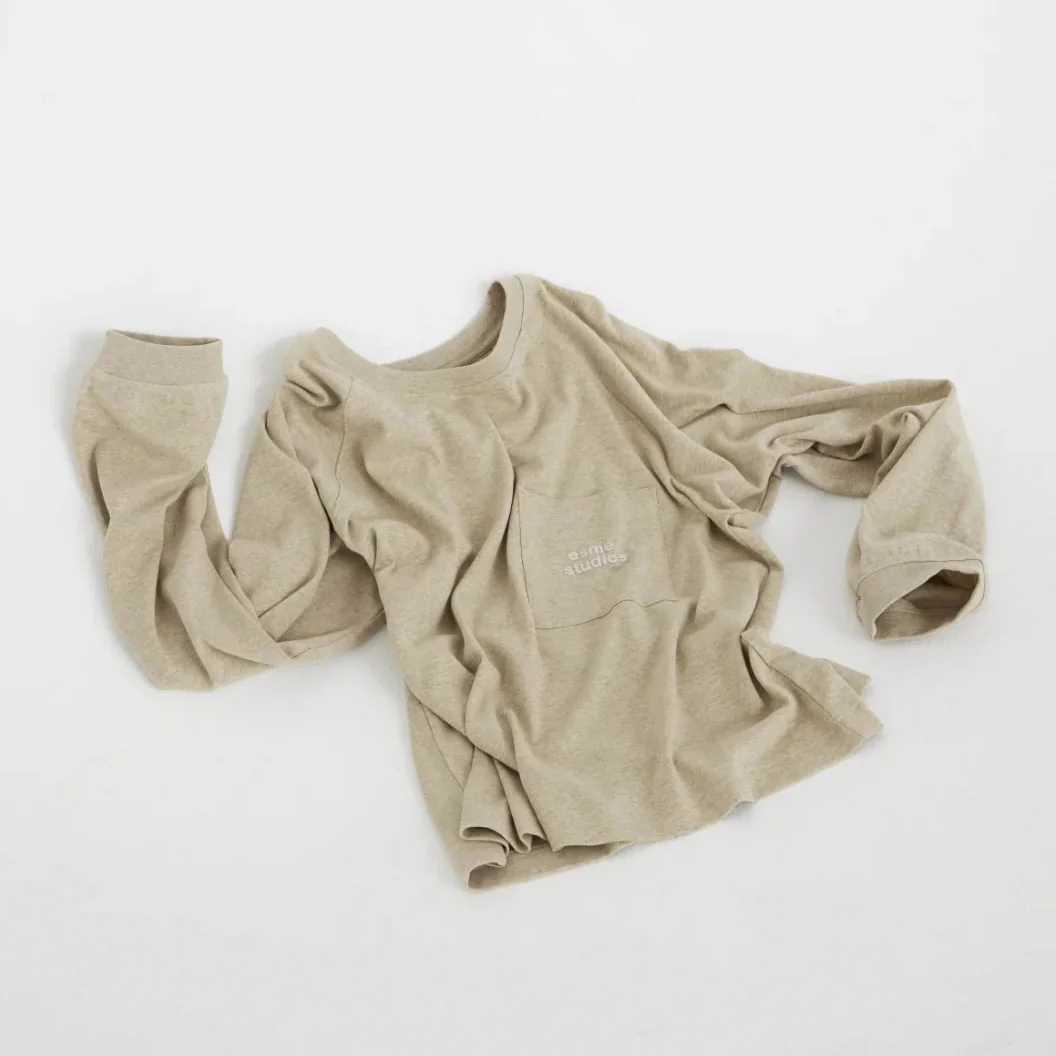 Women's Cotton LS Hulda Top - Eucalyptus - Image 4