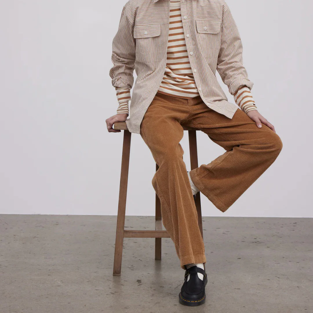Women's Cotton Corduroy Maxia Pants - Chipmunk