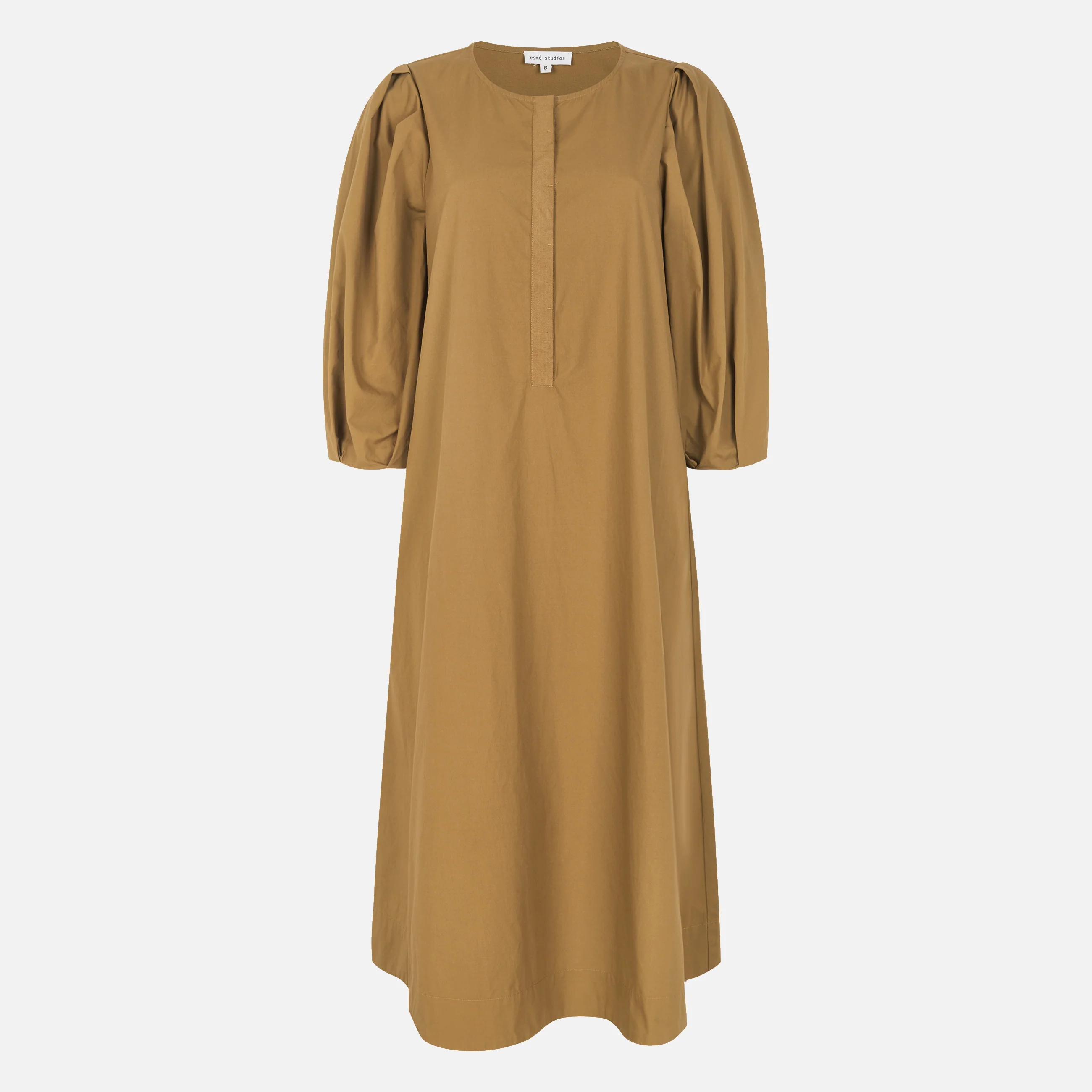 Women's Cotton Russo Dress - Brown Sugar - Image 2