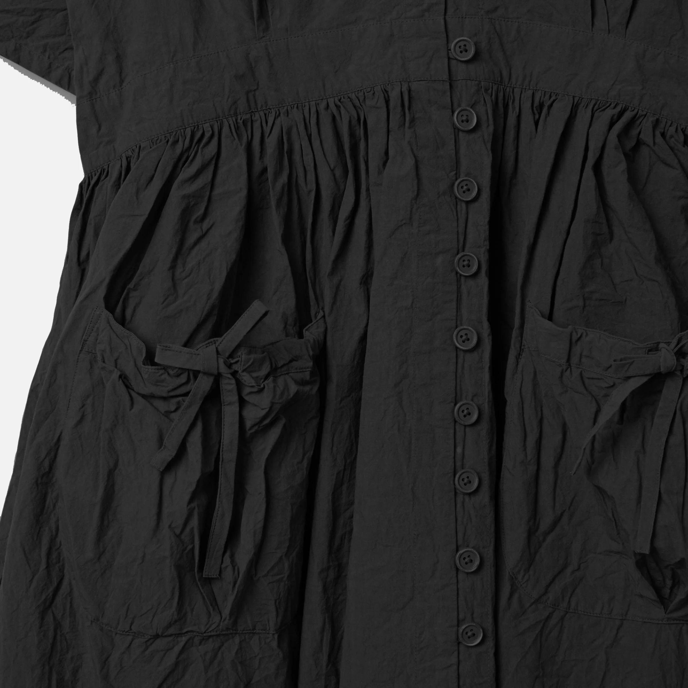 Women's Cotton Bonnie Dress - Black - Image 2
