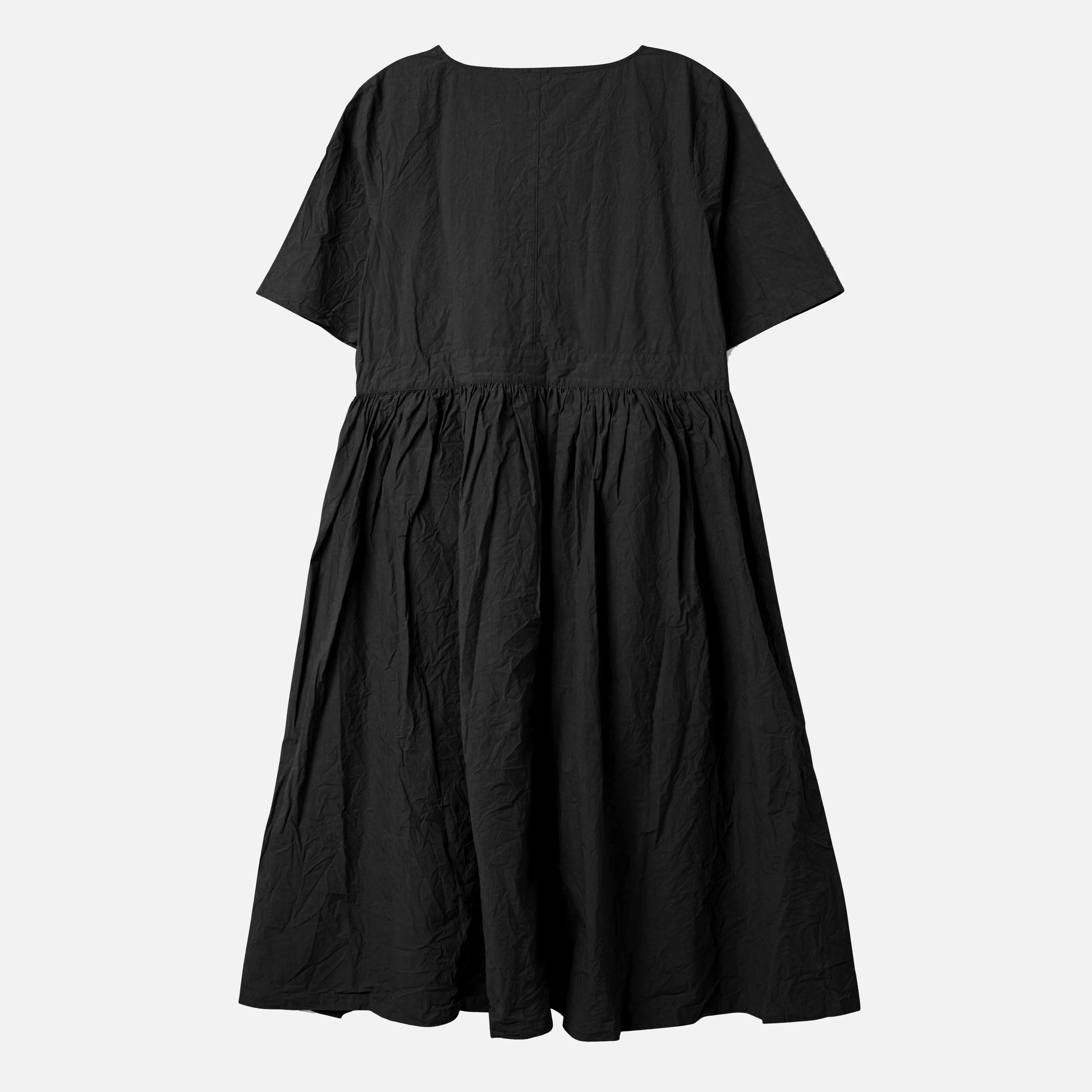 Women's Cotton Bonnie Dress - Black - Image 3