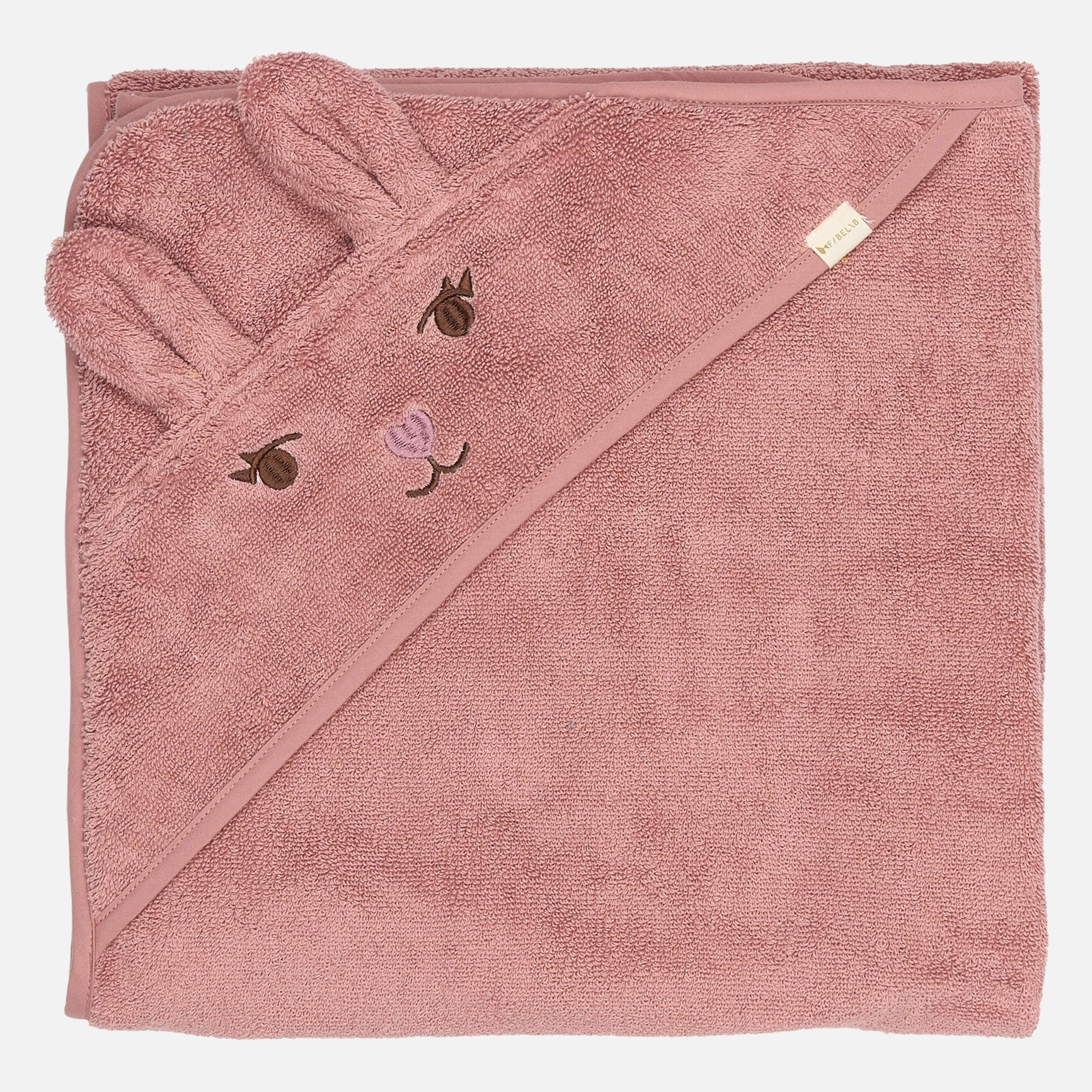 Cotton Bunny Towel - Ash Rose - Image 4