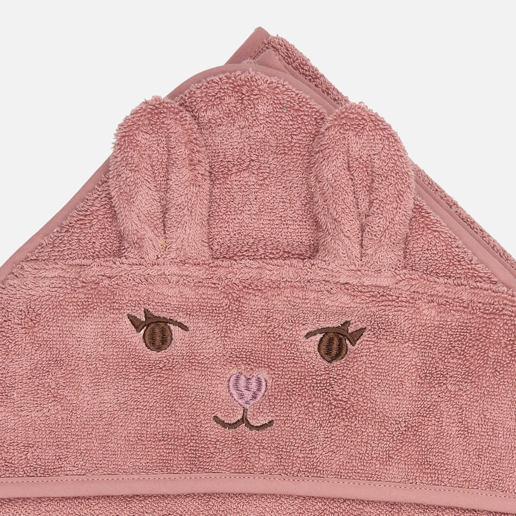 Cotton Bunny Towel - Ash Rose - Image 5