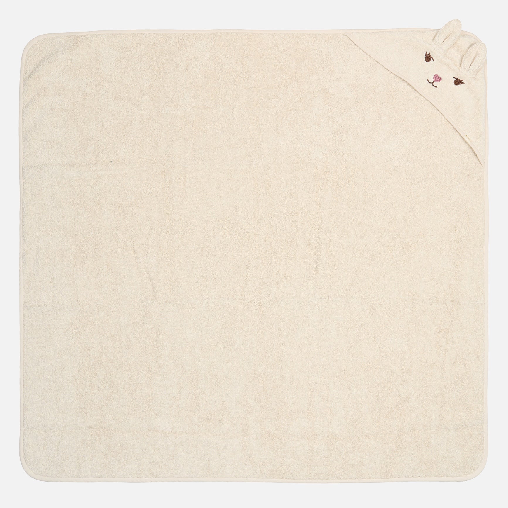 Cotton Bunny Towel - Moon Beam - Image 3