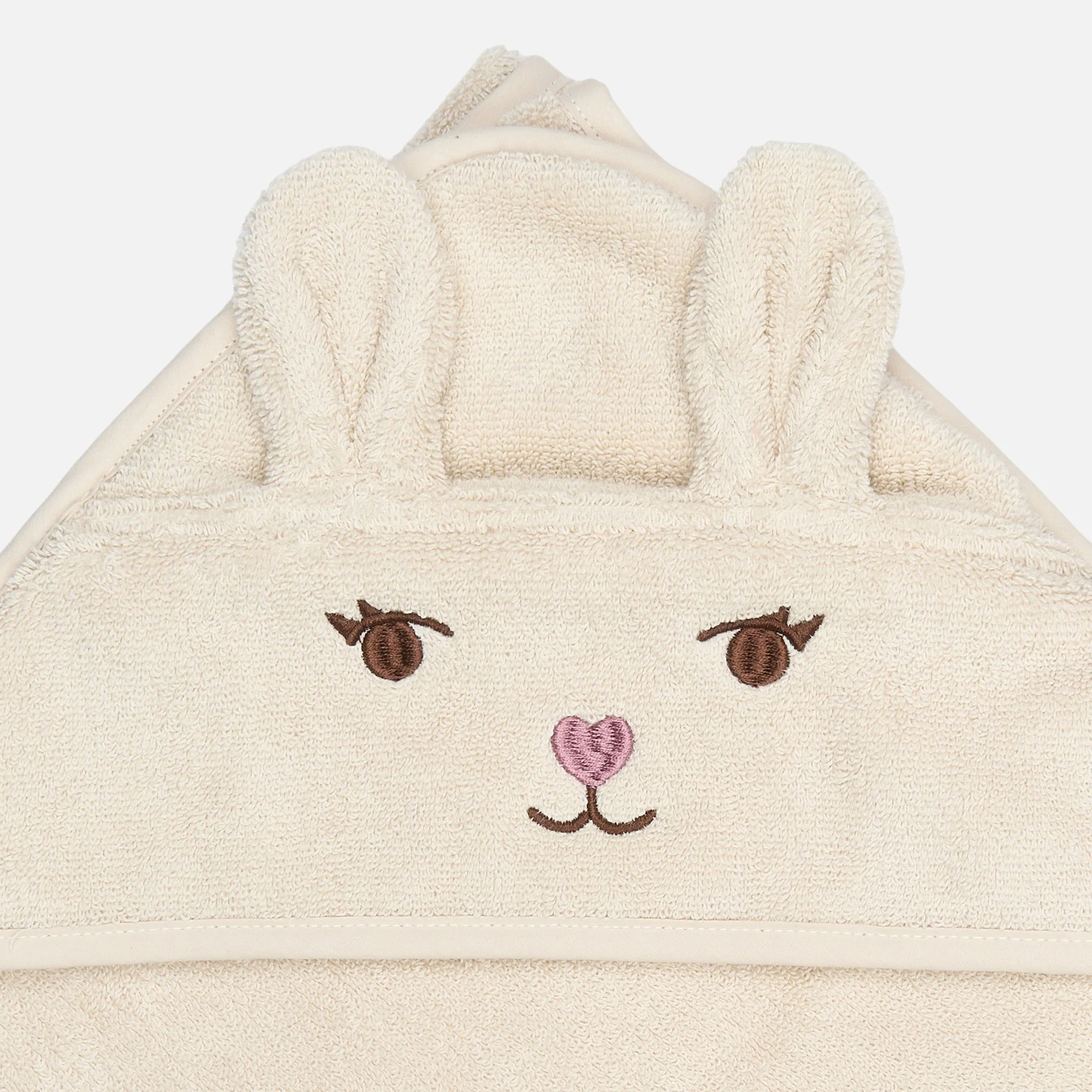 Cotton Bunny Towel - Moon Beam - Image 4