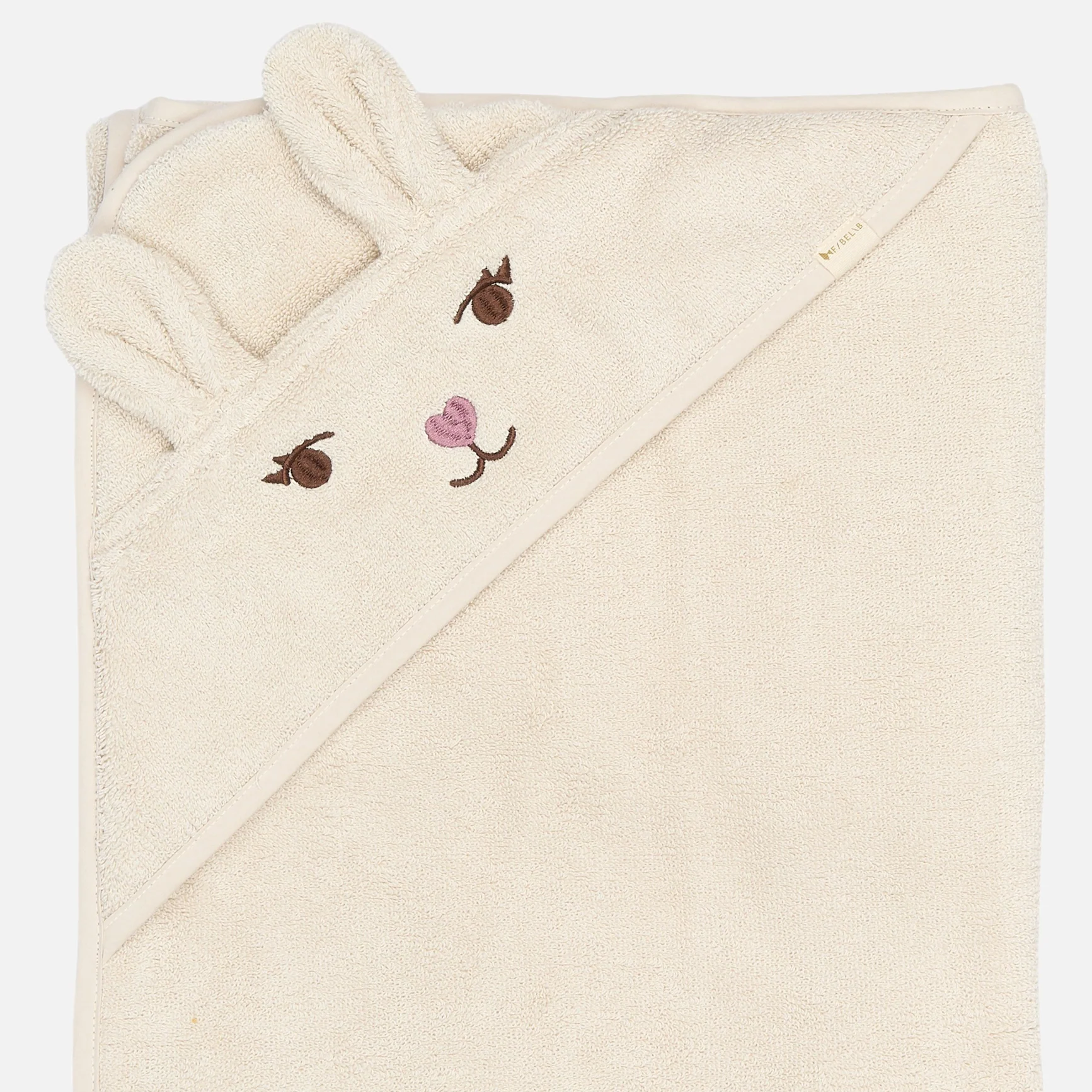 Cotton Bunny Towel - Moon Beam - Image 5