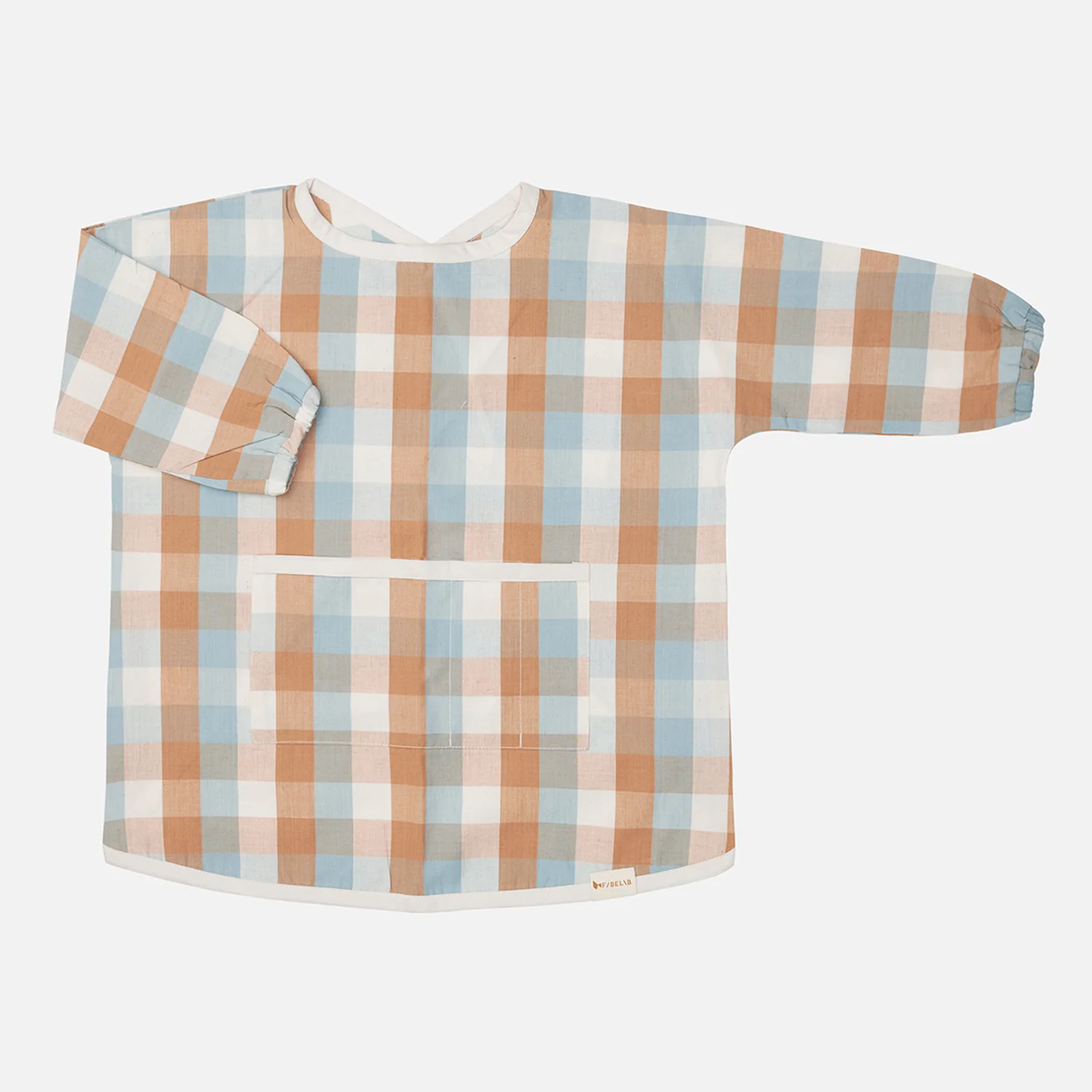 Cotton Craft Smock - Cottage Blue Checks - Image 2