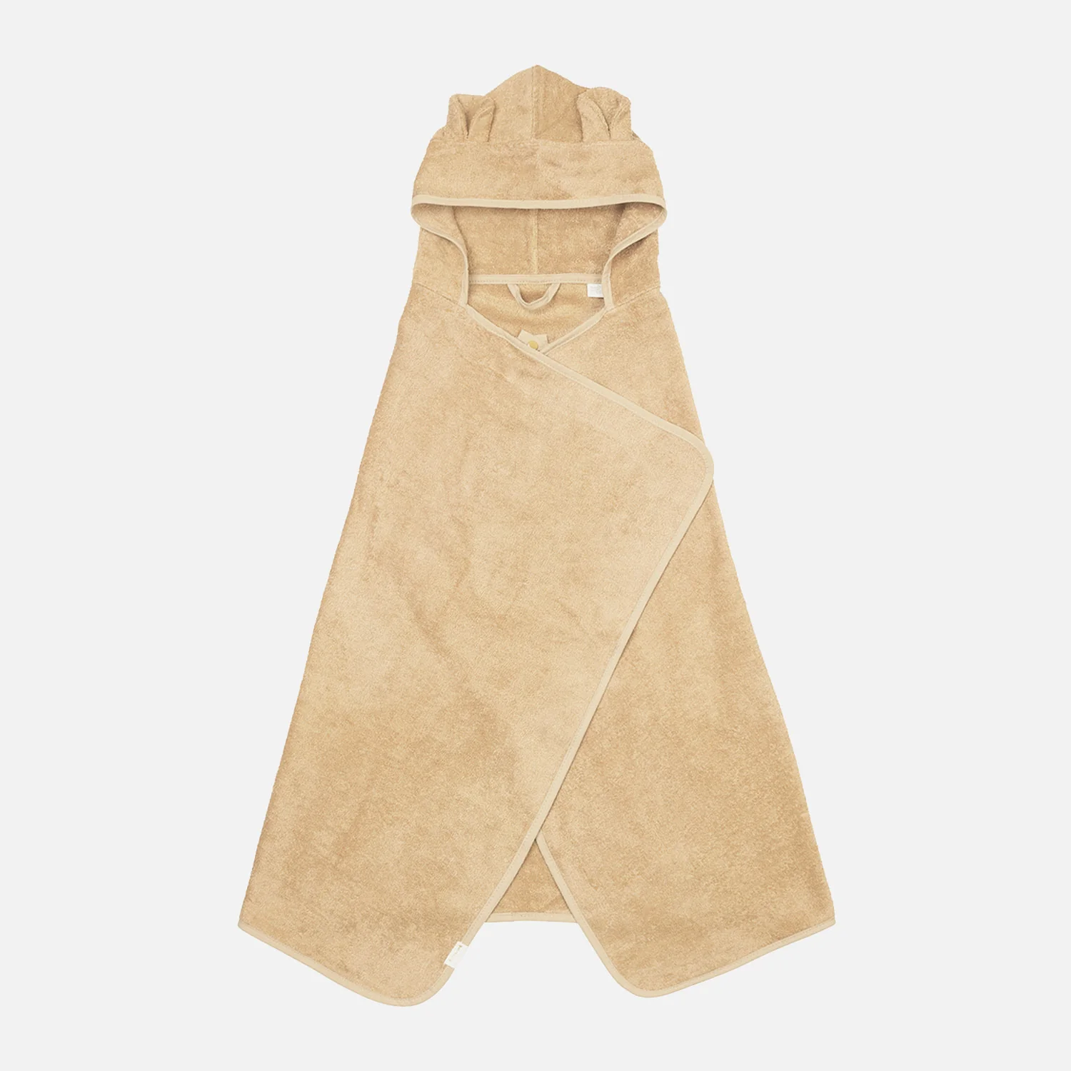 Cotton Hooded Bunny Towel - Wheat - Image 3