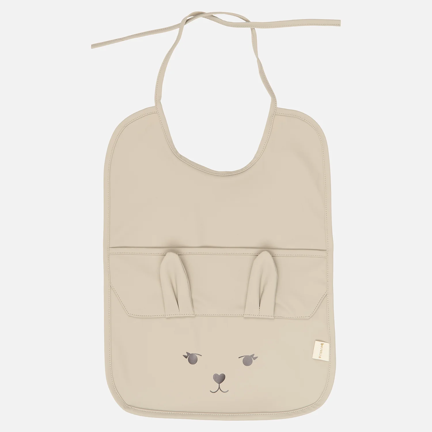 Bunny Bib - Ash Rose - Set of 2 - Image 4