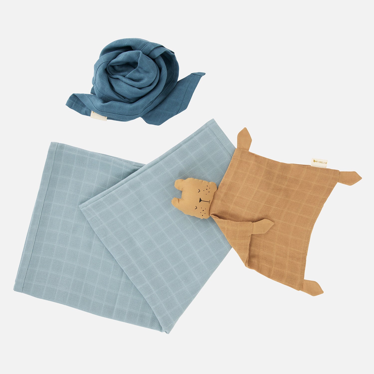 Newborn Cotton Baby Gift Box - Cottage Blue Mix - Image 2