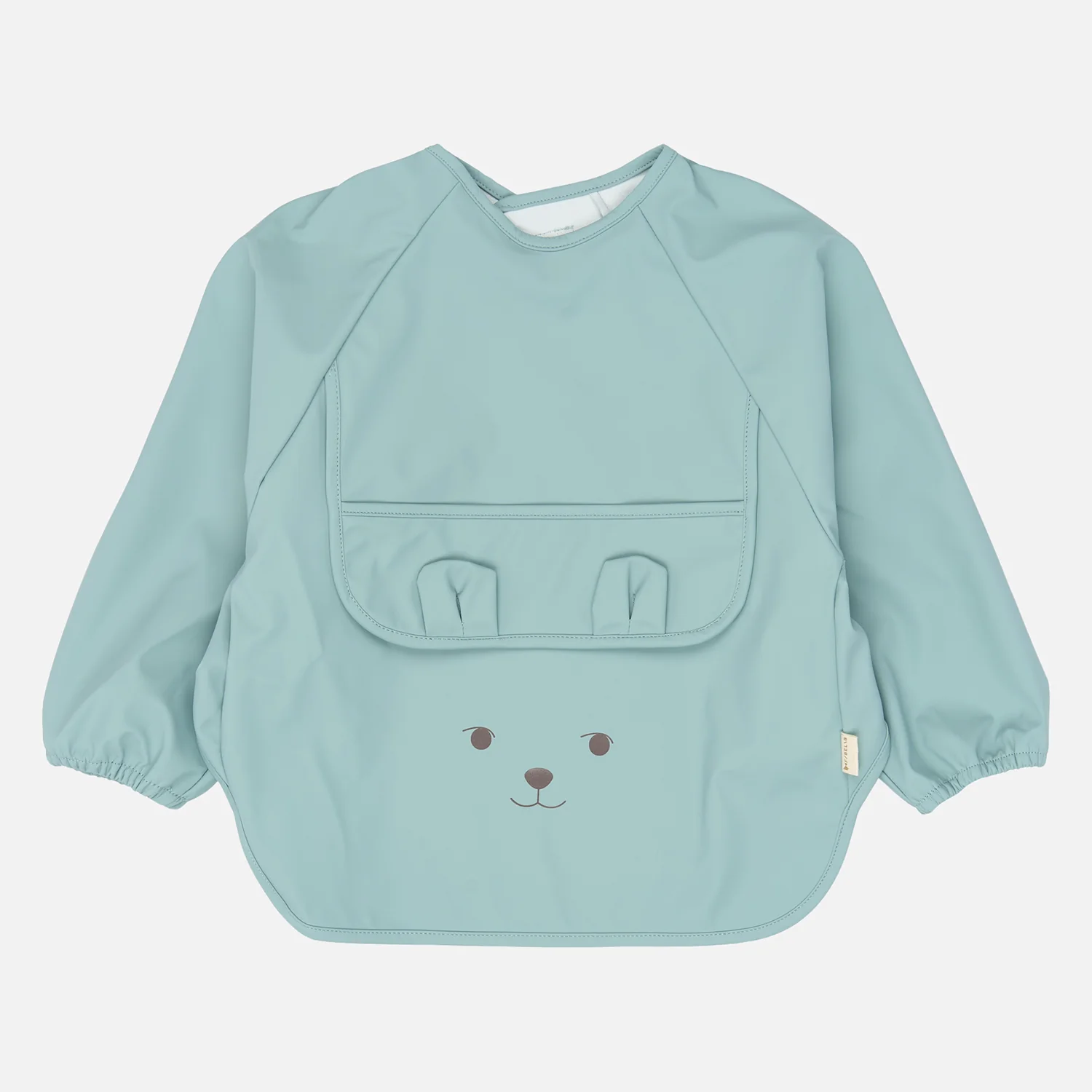 Long Sleeved Bear Bib - Wood Thrush - Set of 2 - Image 5