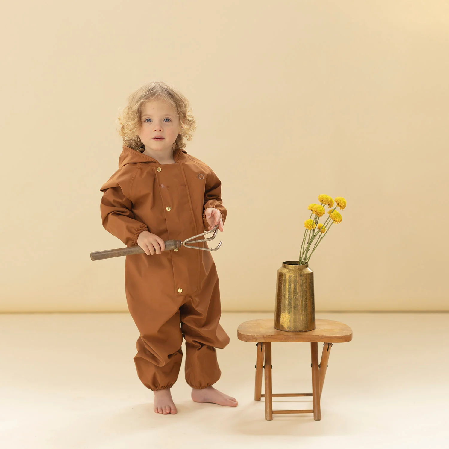 Baby & Kids Waterproof Onesie - Rust - Image 3