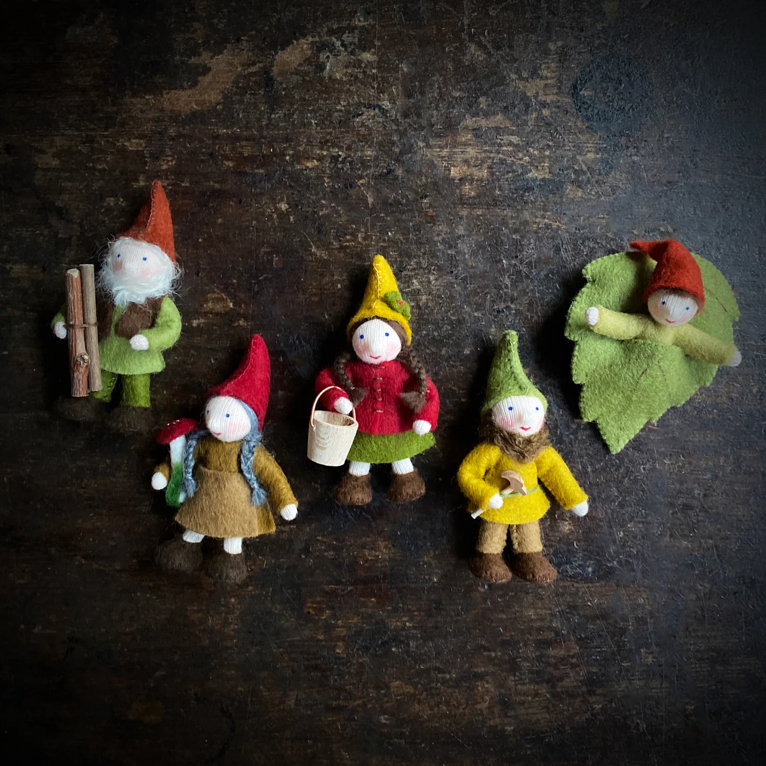 Handmade Wool Gnome - Baby - Image 4