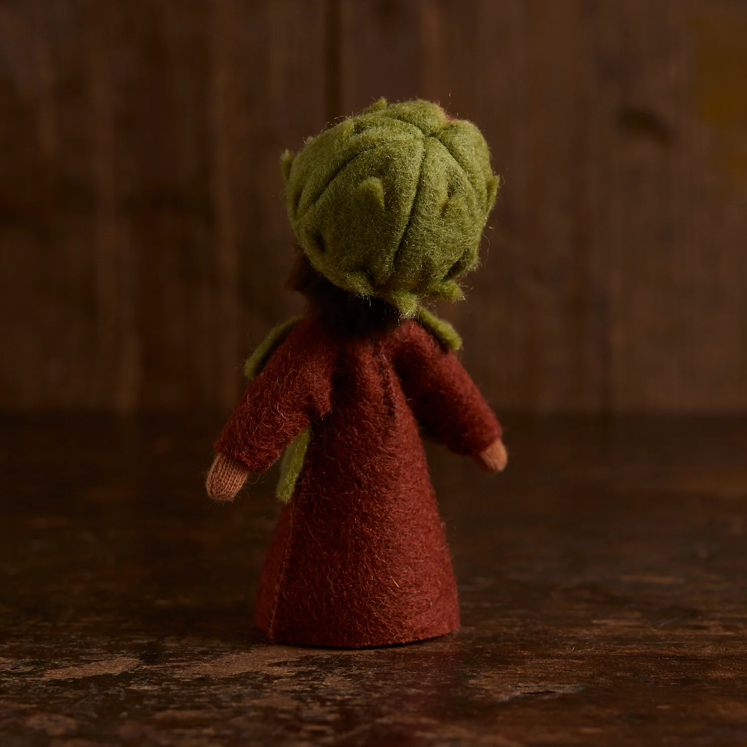 Handmade Wool Chestnut Father - Brown - Image 3