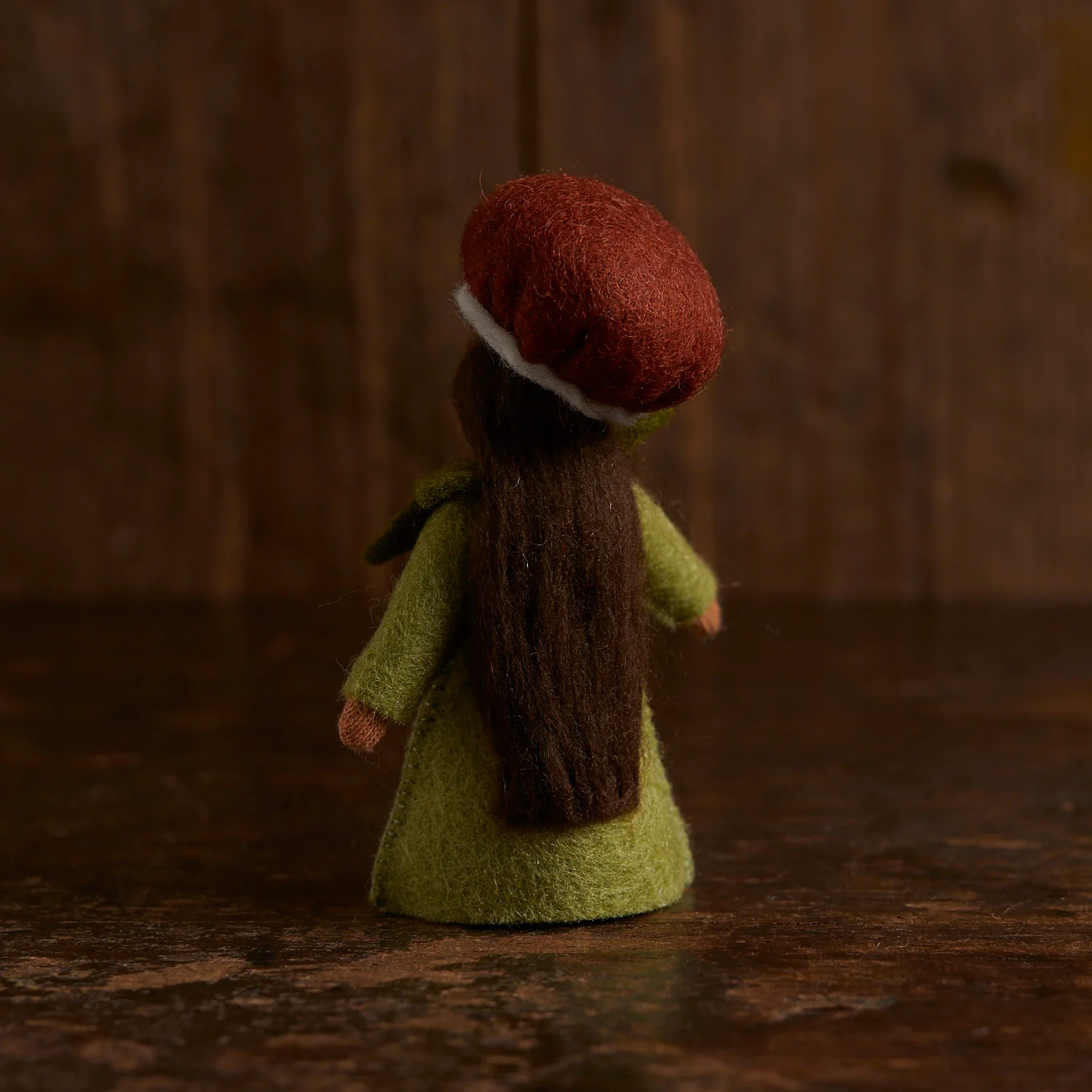 Handmade Wool Chestnut Mother - Brown - Image 3