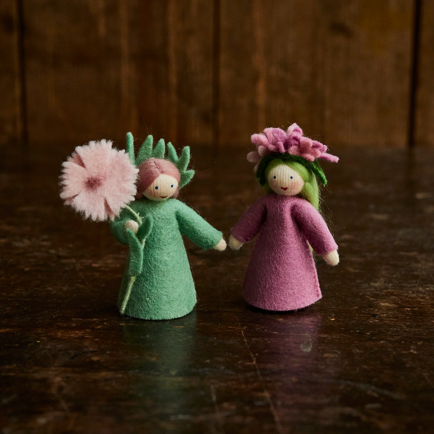 Handmade Wool Fairy - Carnation - White - Image 3