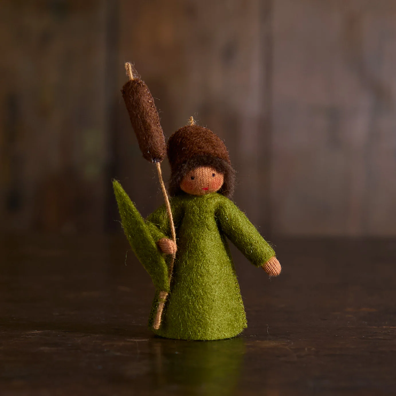 Handmade Wool Fairy - Sedge - Brown