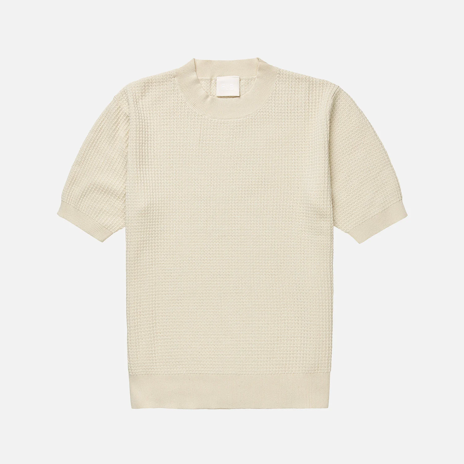 Women's Cotton High Twist Structure Top - Ecru - Image 2