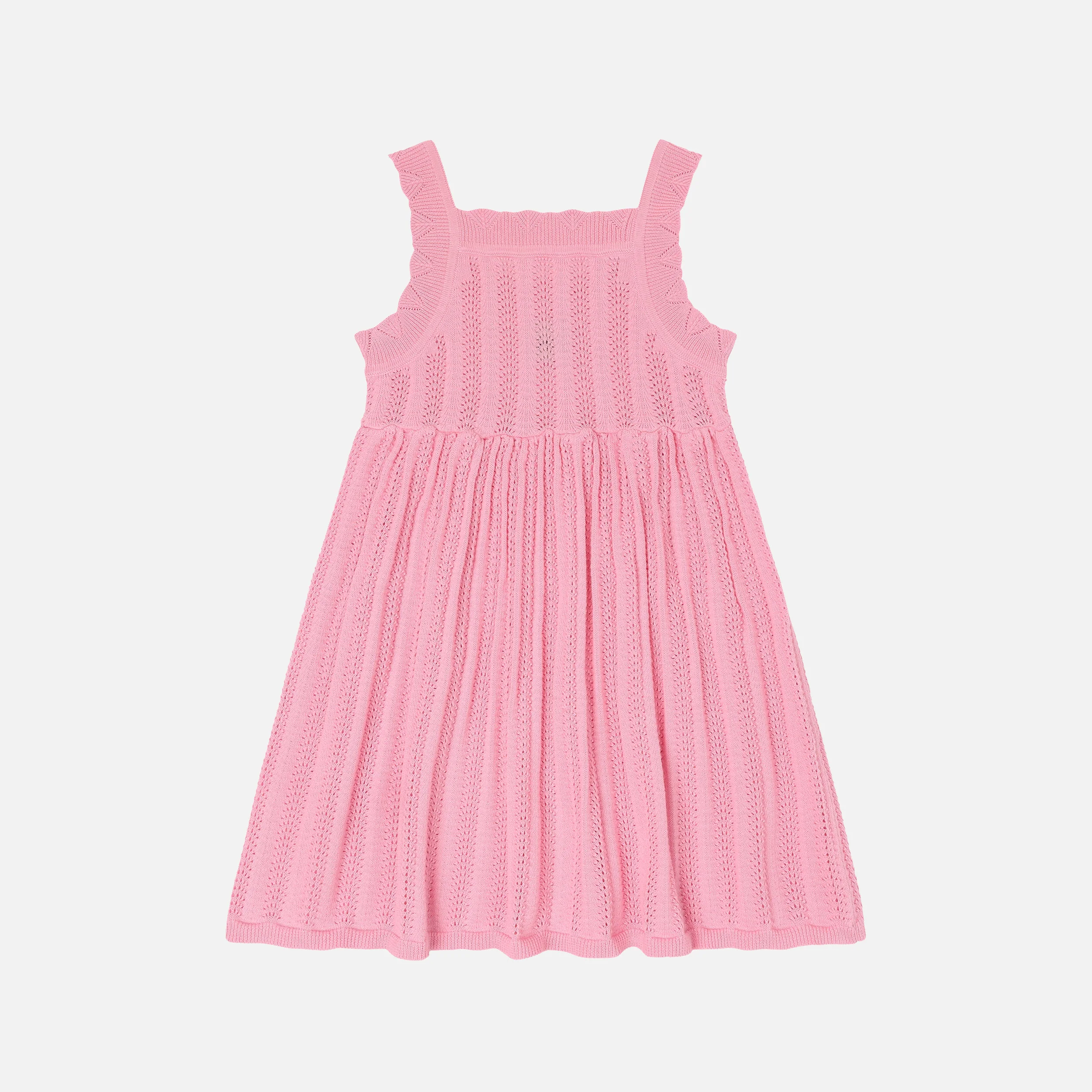 Kids Cotton Knitted Summer Dress - Candy - Image 2