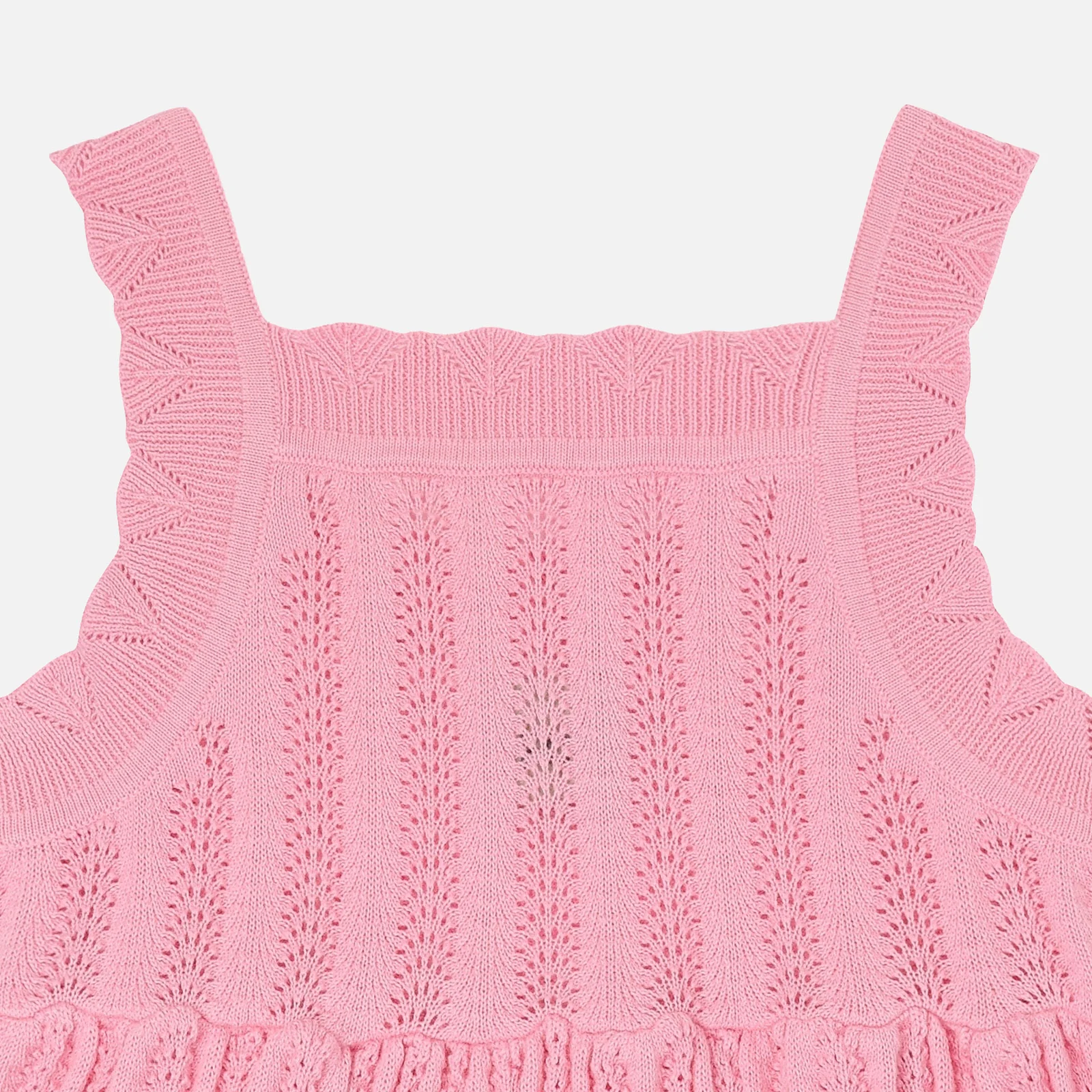 Kids Cotton Knitted Summer Dress - Candy - Image 4