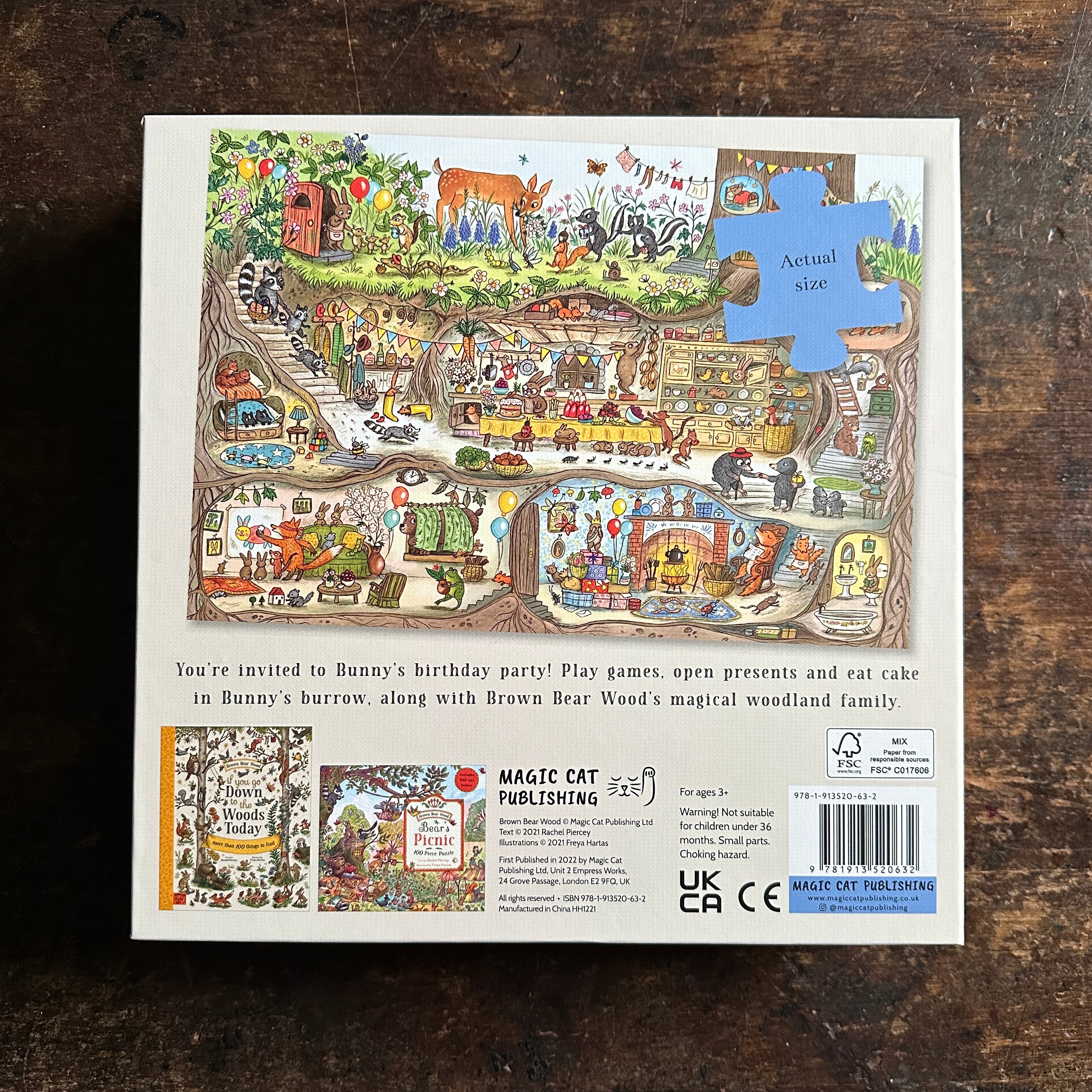 Bunny's Birthday Puzzle - 100 Pieces - Image 2