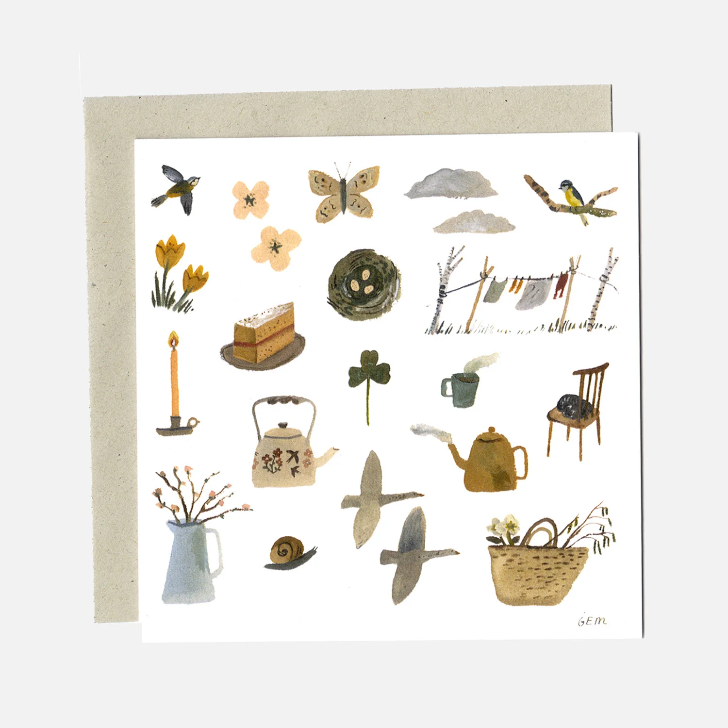 Greeting Cards Illustrated by Gemma Koomen - Spring - More Options - Image 4