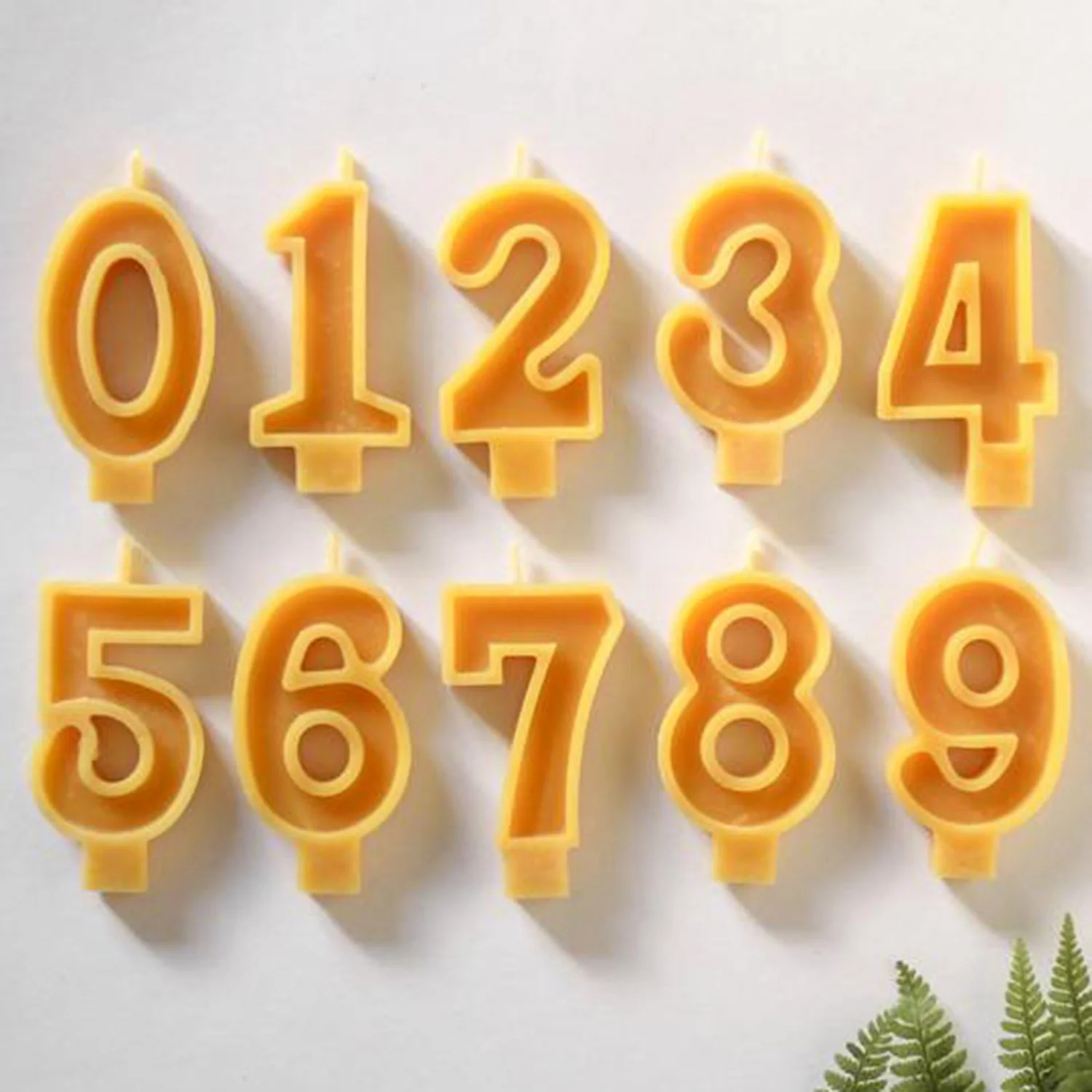 Handmade Beeswax Number Candles - Image 14