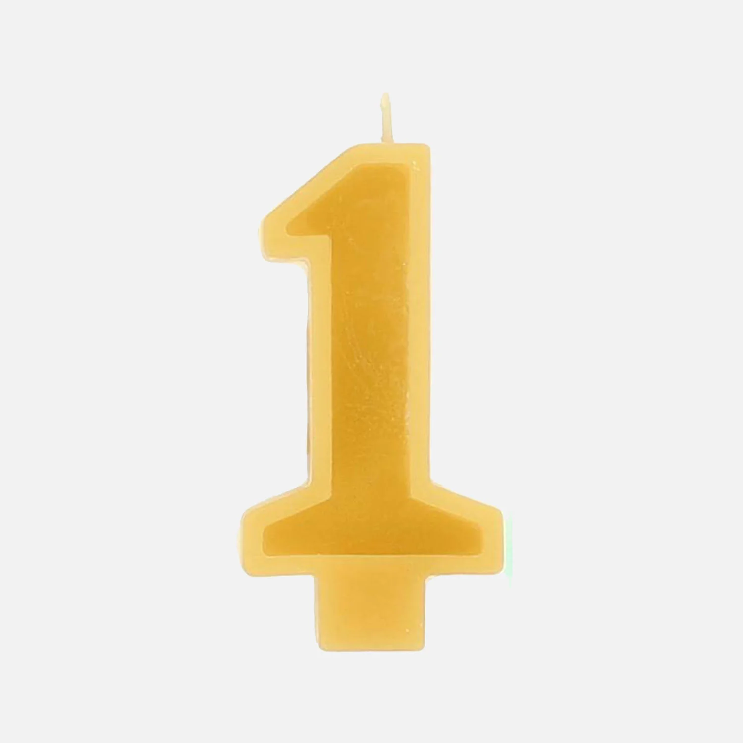 Handmade Beeswax Number Candles - Image 5