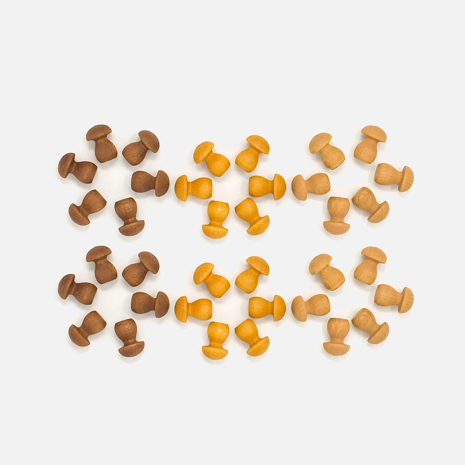 Wooden Mushrooms Mandala - 36 Pieces - Image 5