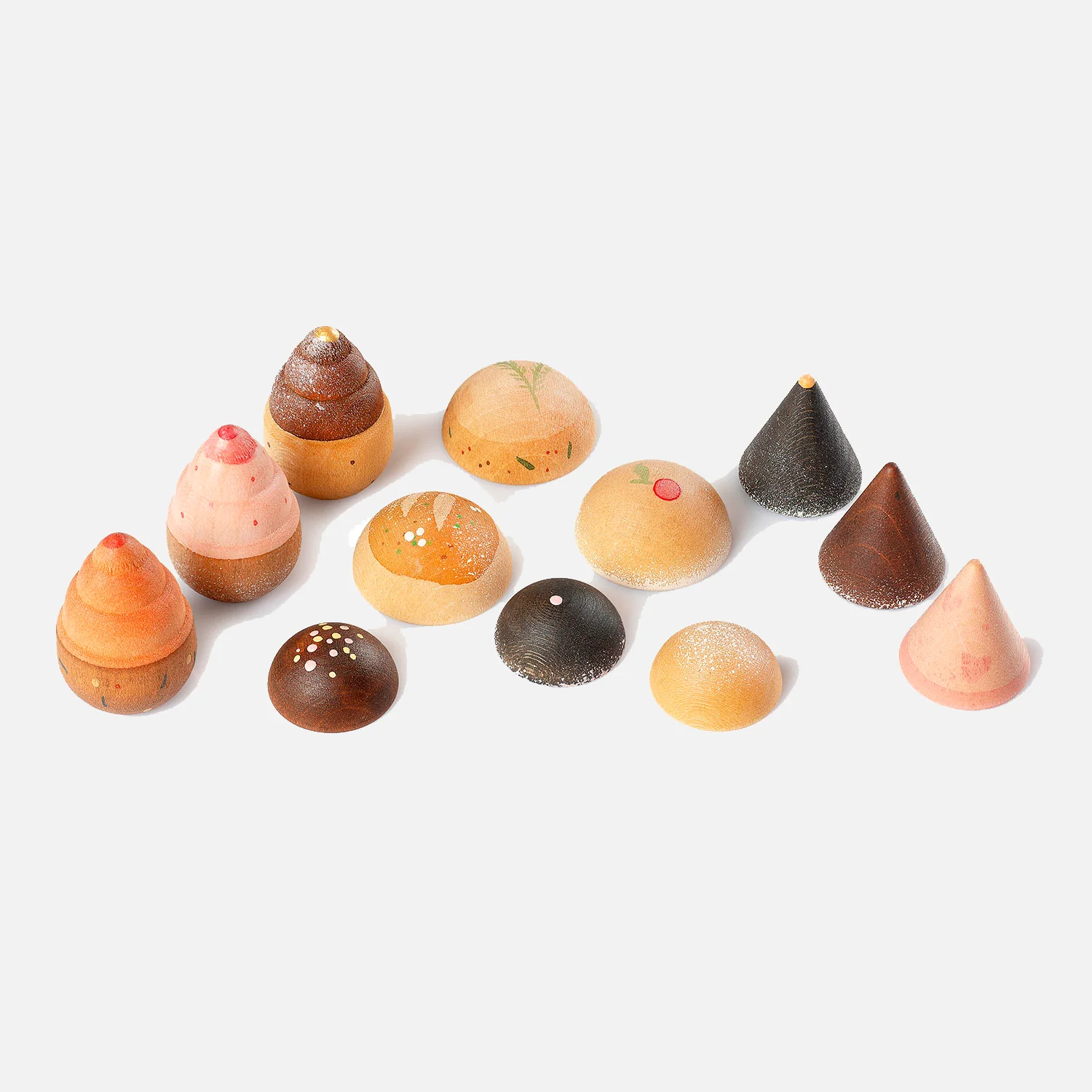 Wooden Bakes - 12 Pieces - Image 4