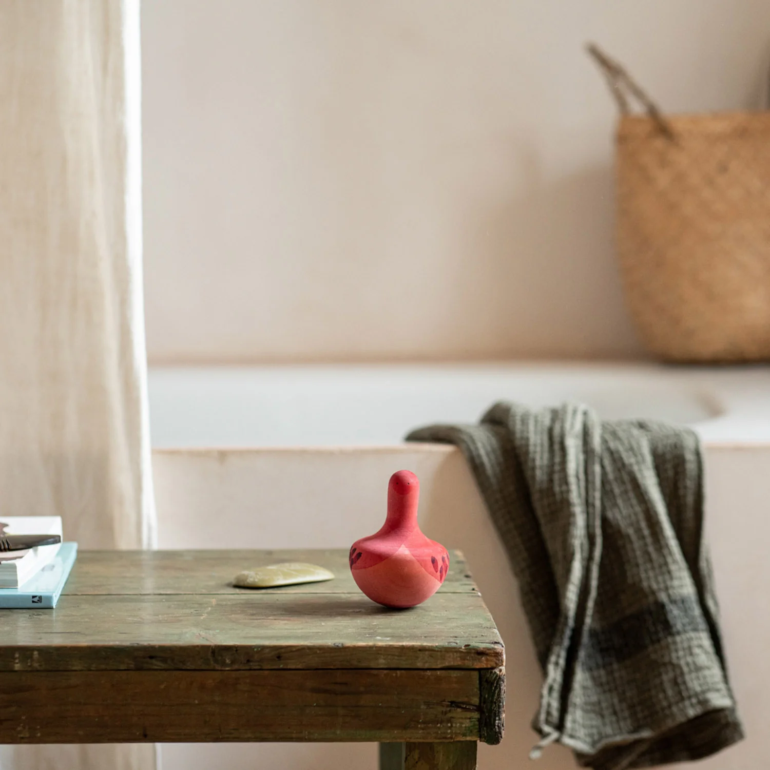 Wooden Bird - Chill Pink - Image 2