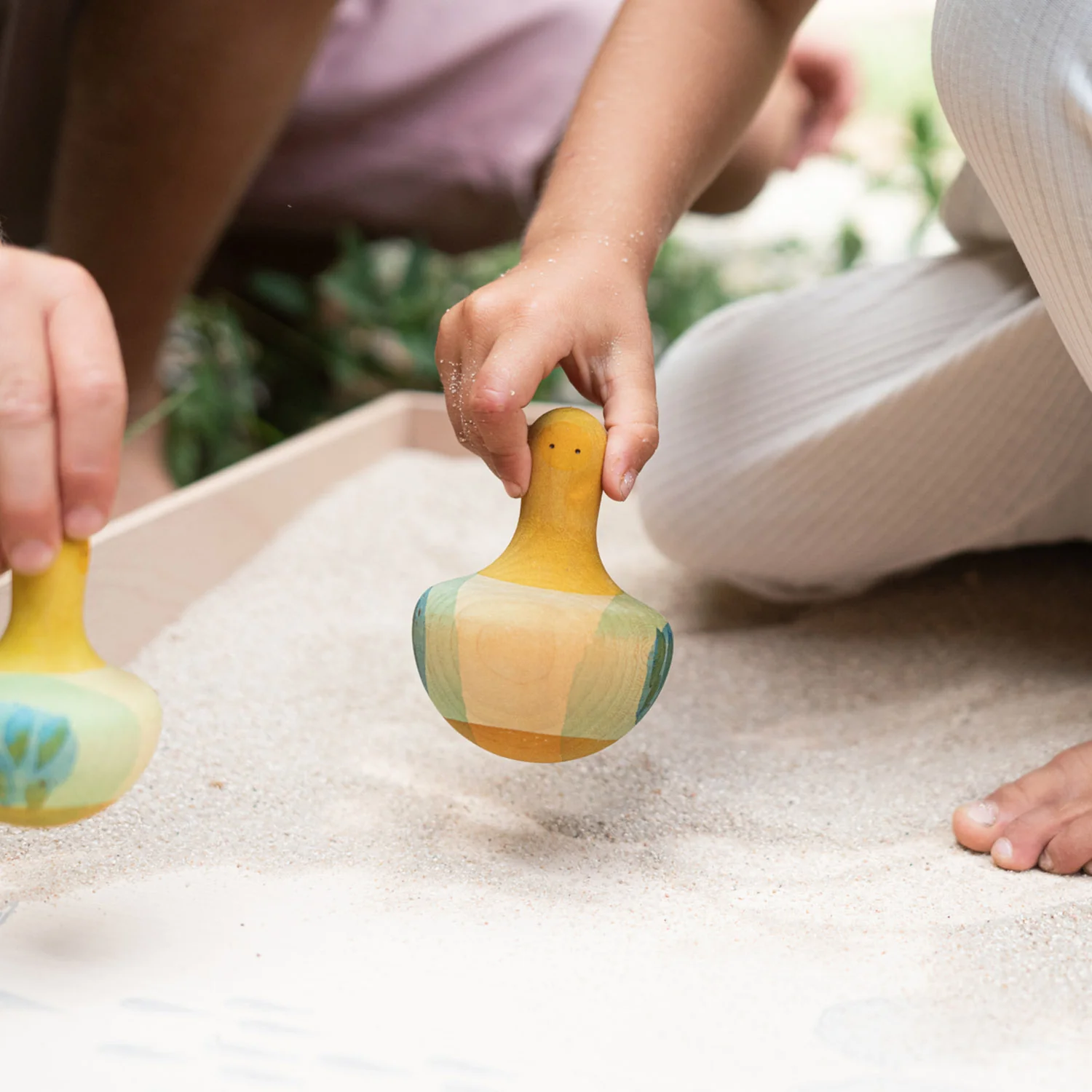 Wooden Bird - Flowing Yellow - Image 3