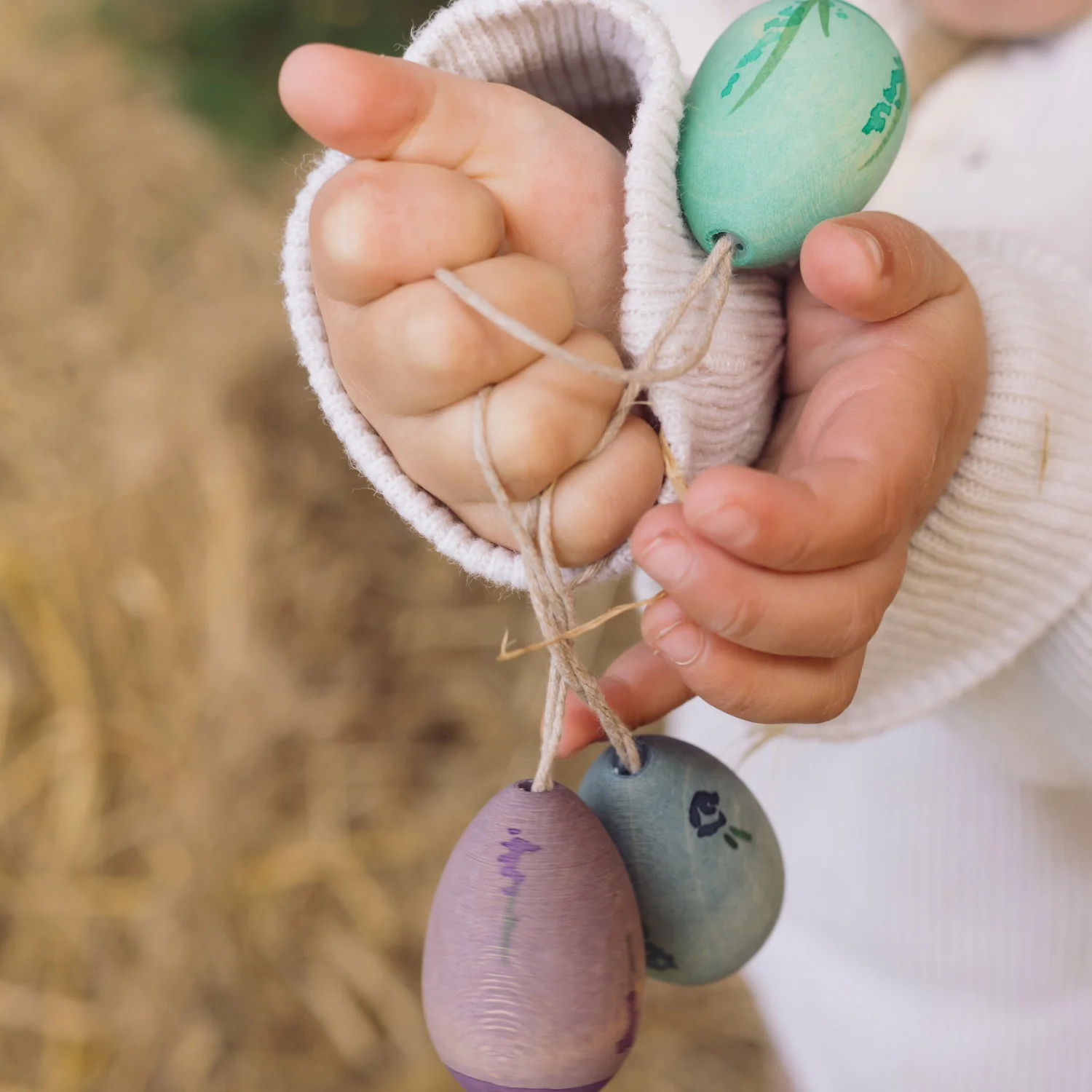 Wooden Egg Decorations - Aurora - Image 4