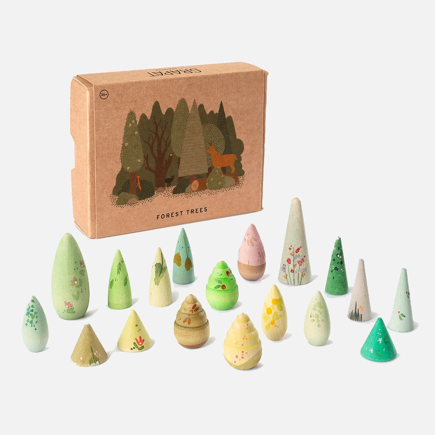 Wooden Forest Tree - 18 Pieces - Image 2