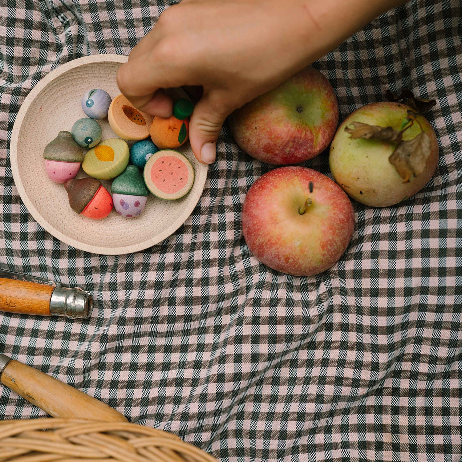 Wooden Fruits - 12 Pieces - Image 4