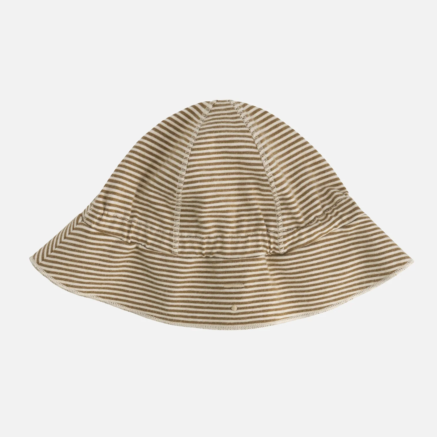 Baby Cotton Sun Hat - Woody/Cream - Image 2